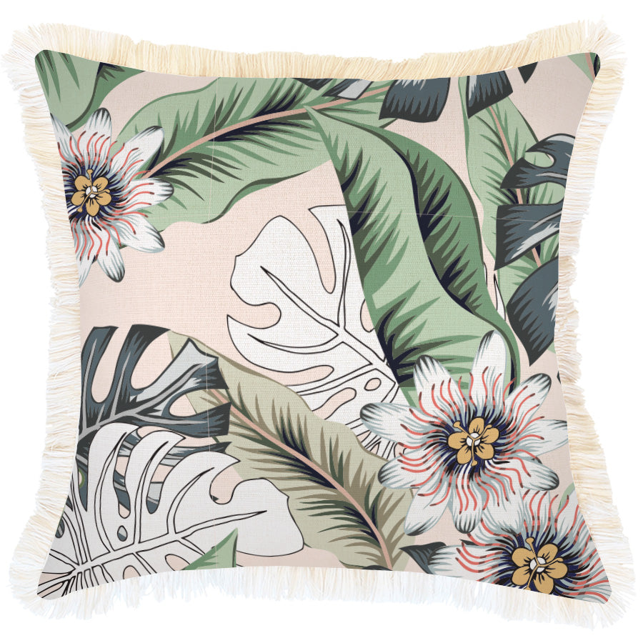 Cushion Cover-Coastal Fringe-Maui Island-45cm x 45cm-0