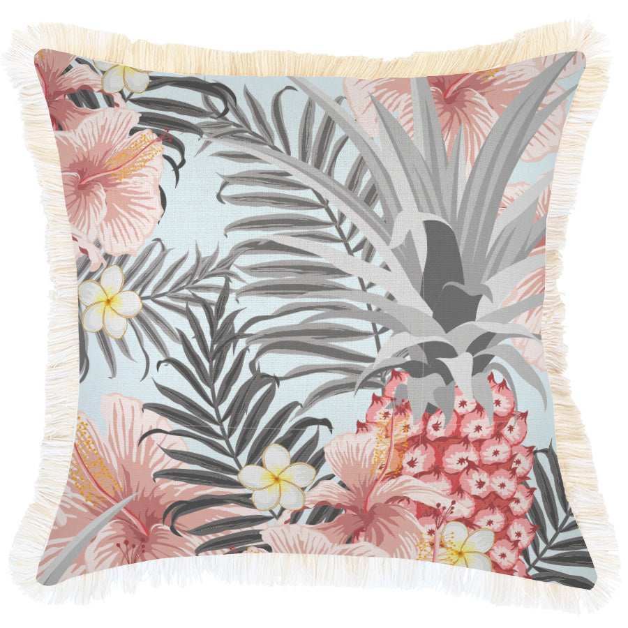 Cushion Cover-Coastal Fringe-Pina Colada-45cm x 45cm-0