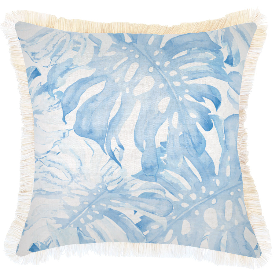 Cushion Cover-Coastal Fringe-Santorini-45cm x 45cm-0