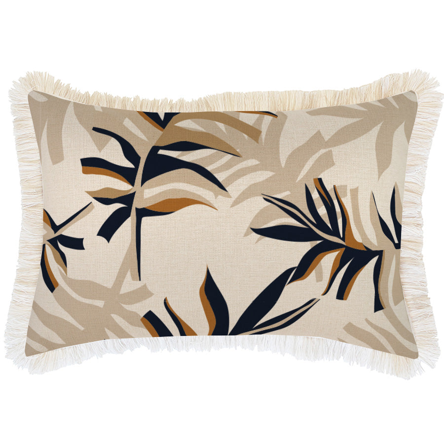 Cushion Cover-Coastal Fringe-Alfresco Beige-35cm x 50cm-0