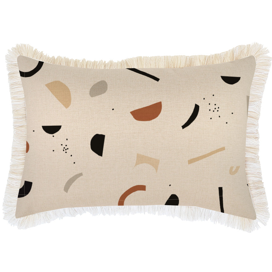 Cushion Cover-Coastal Fringe-Elements-35cm x 50cm-0