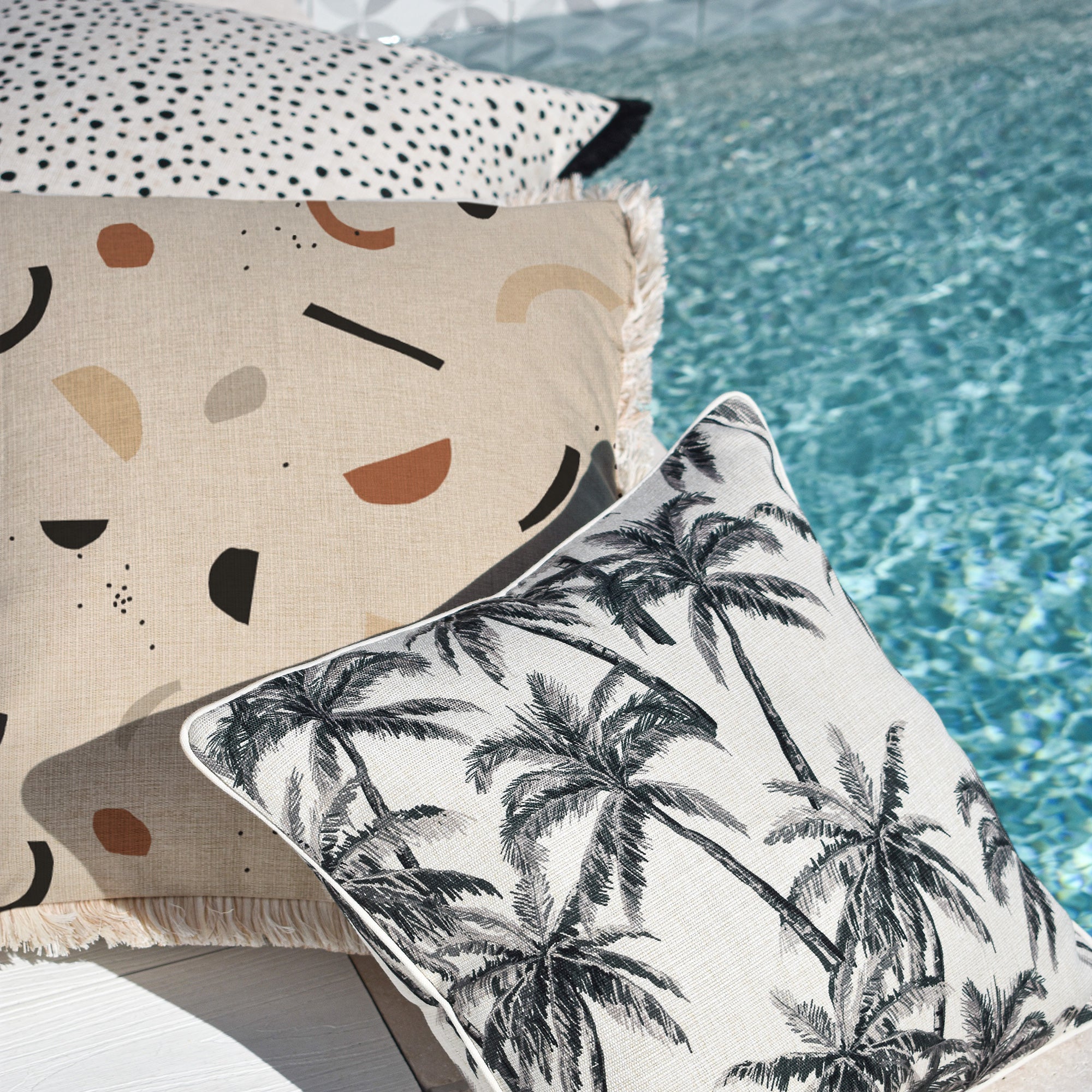 Cushion Cover-Coastal Fringe-Elements-45cm x 45cm-2