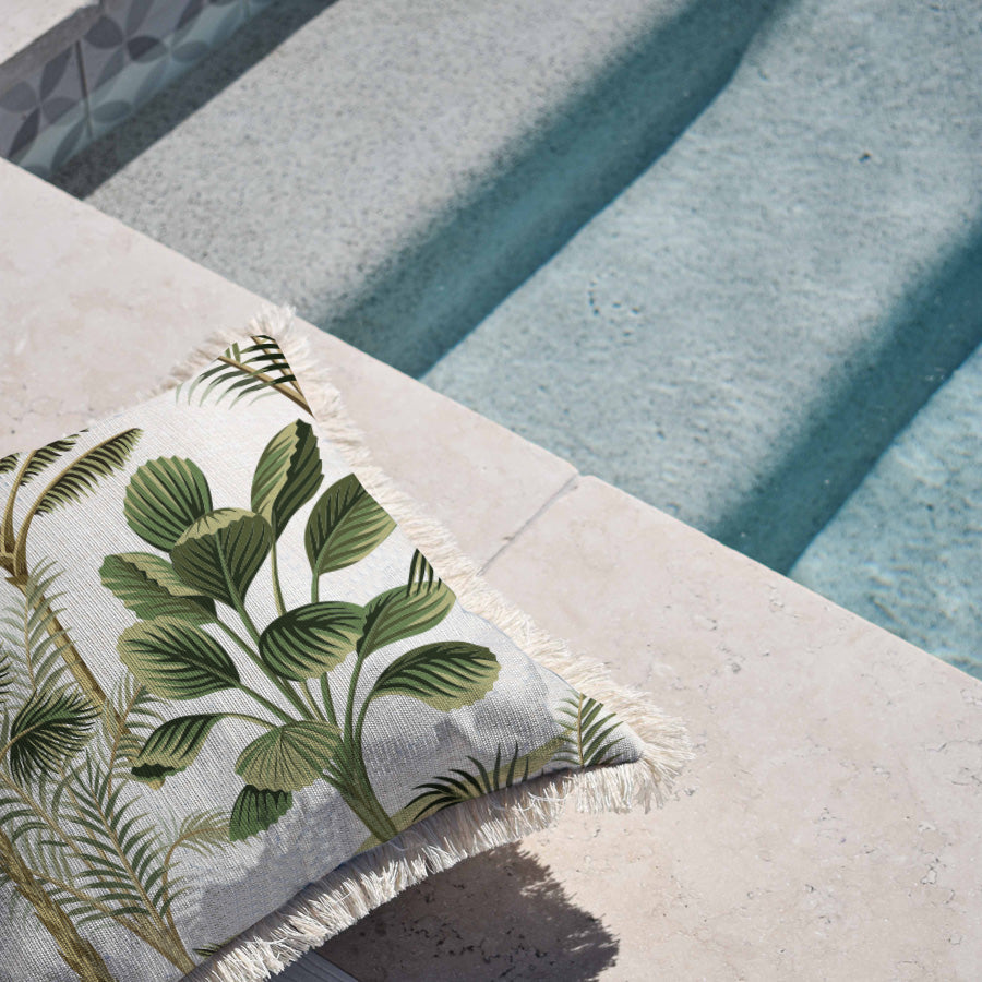 Cushion Cover-Coastal Fringe-Botanica-60cm x 60cm-1