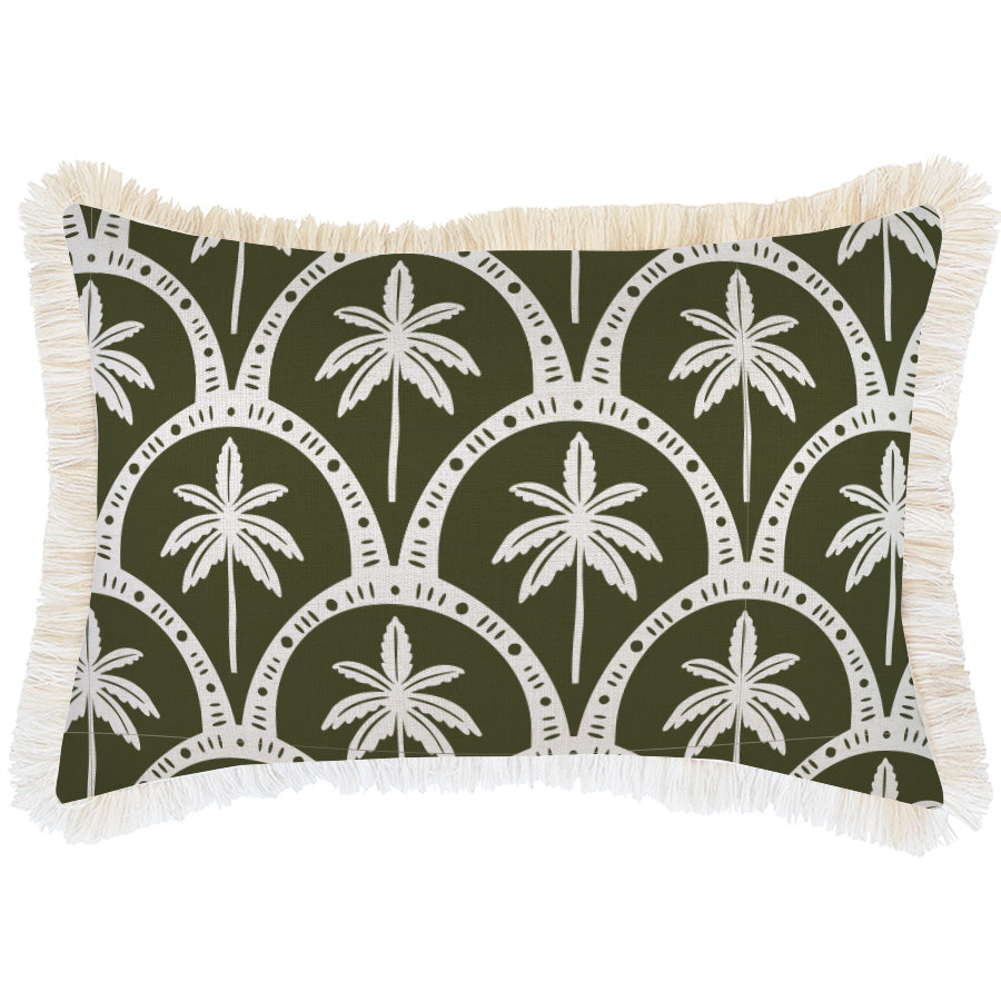 Cushion Cover-Coastal Fringe-Corfu Euclayptus-35cm x 50cm-0