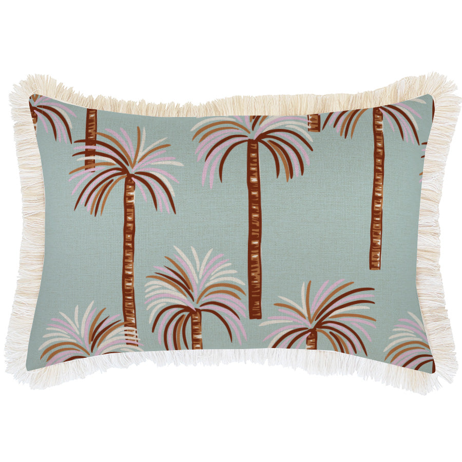 Cushion Cover-Coastal Fringe-Oasis Seafoam-35cm x 50cm-0