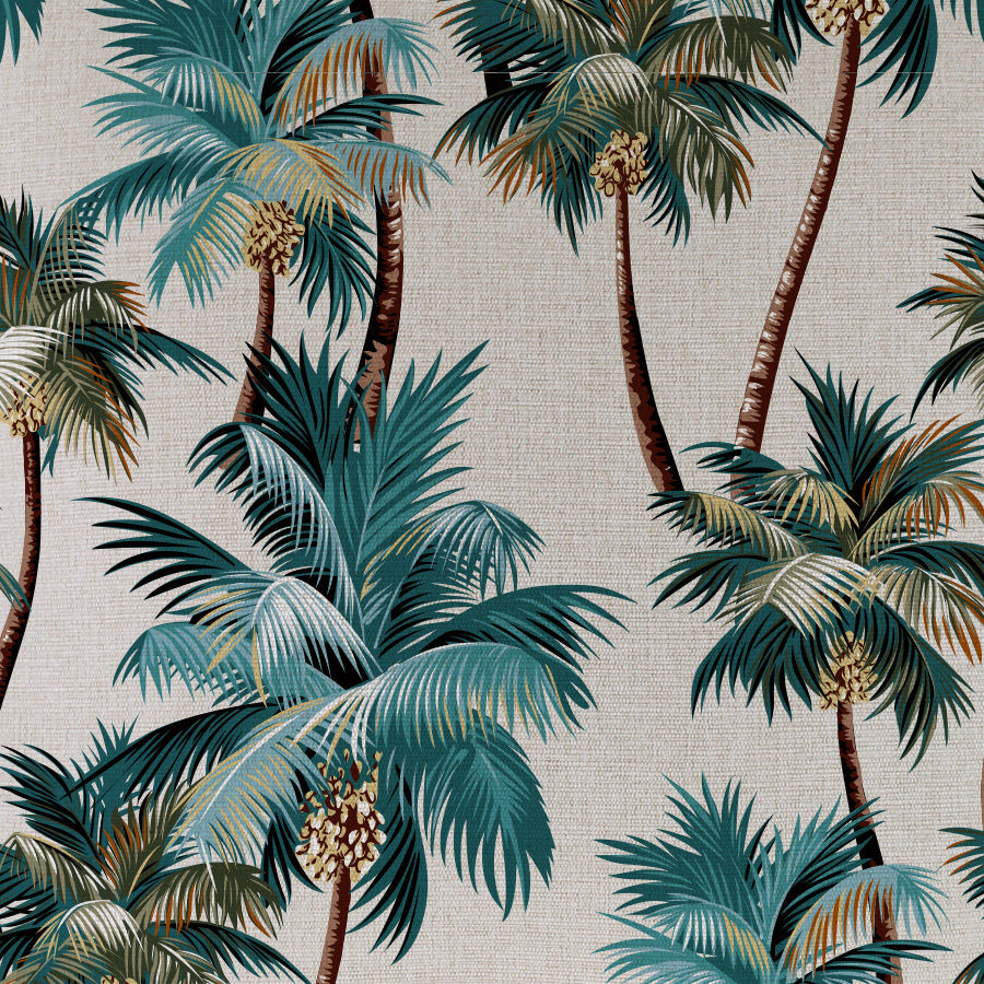 Cushion Cover-Coastal Fringe-Palm Trees Natural-35cm x 50cm-4