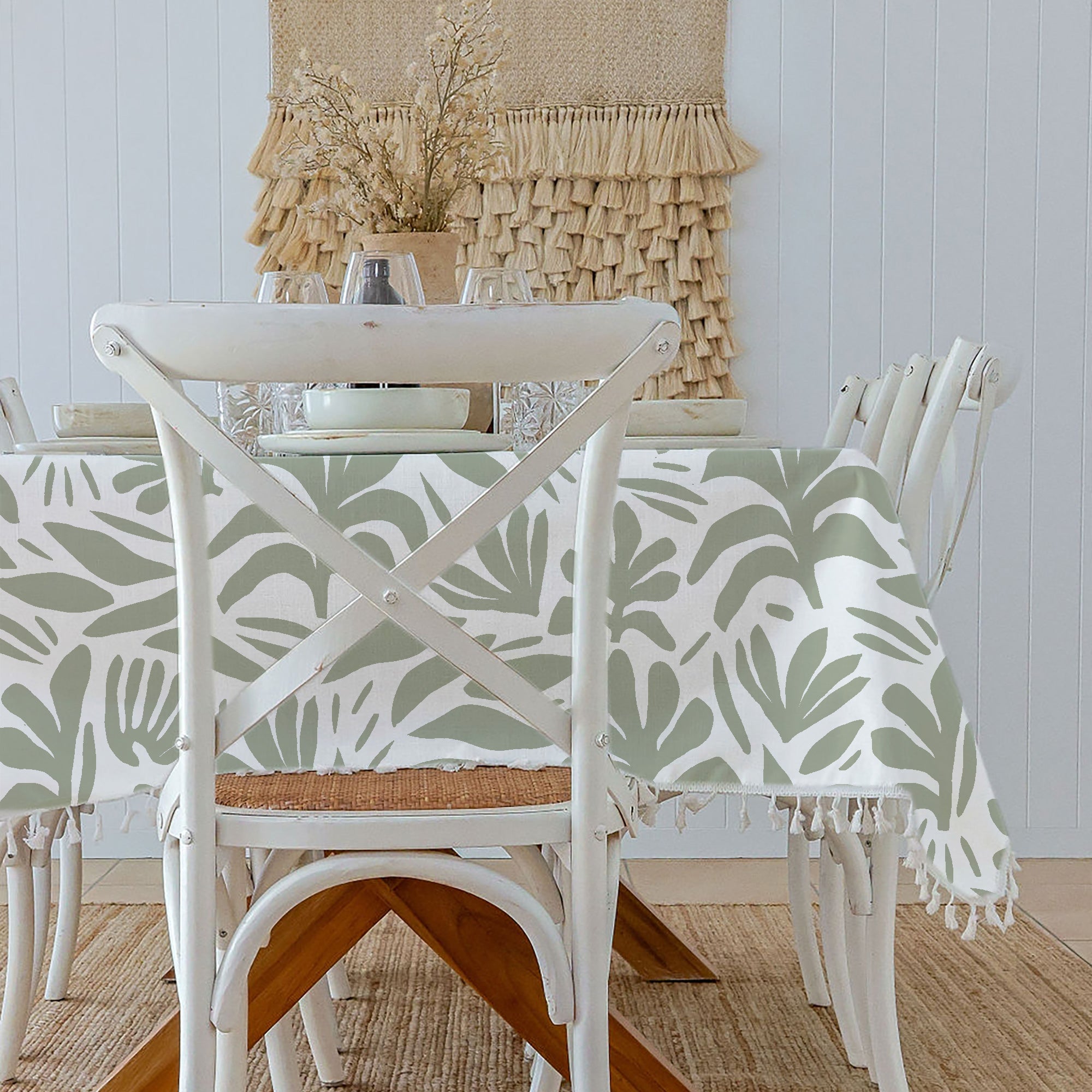 Tablecloth-Tahiti Sage-250cm x 142cm-0