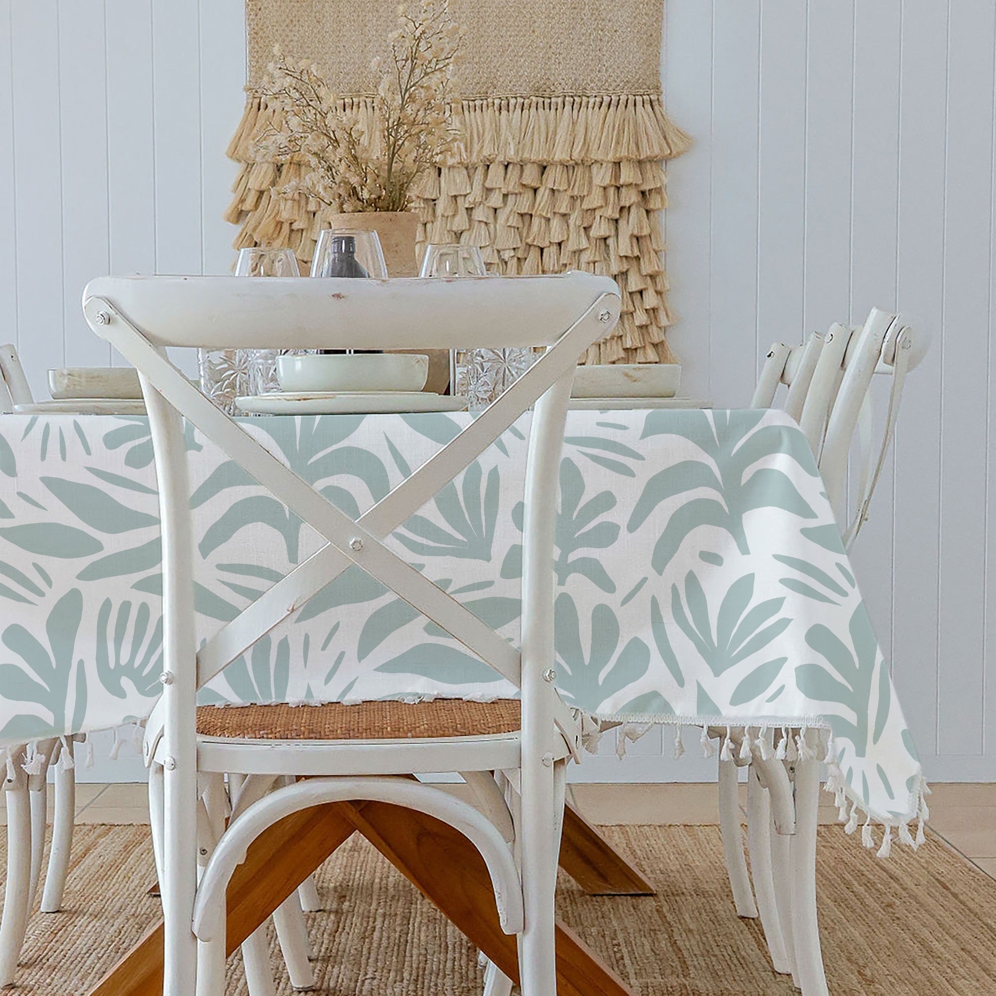 Tablecloth-Tahiti Seafoam-250cm x 142cm-0