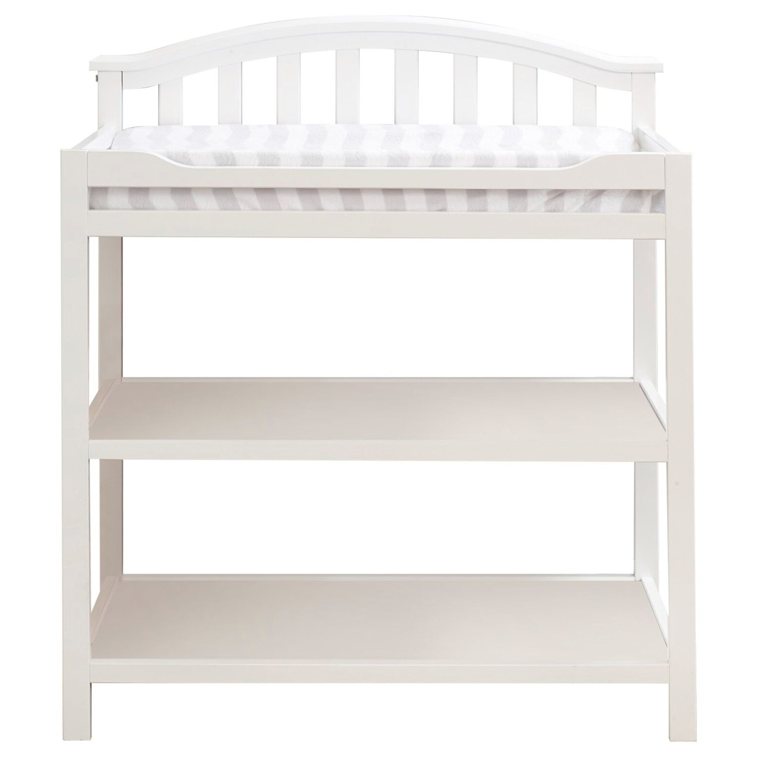 3 Piece Crib Changing Station 6 Drawer Dresser Nursery Furniture Set White-4