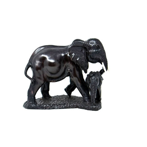 Elephant with Baby Sculpture 13-0