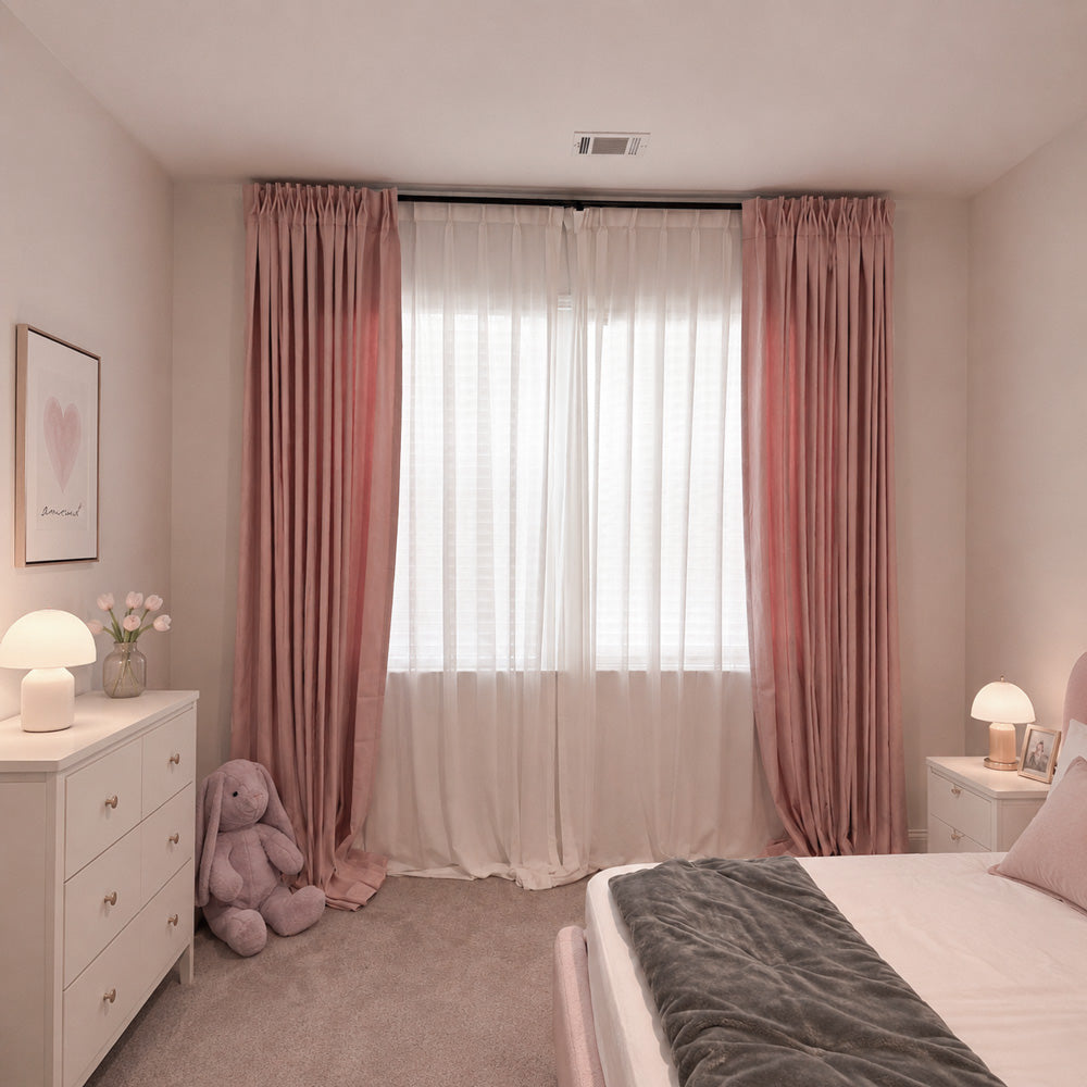 Valerie Silky Soft Semi Sheer Curtains