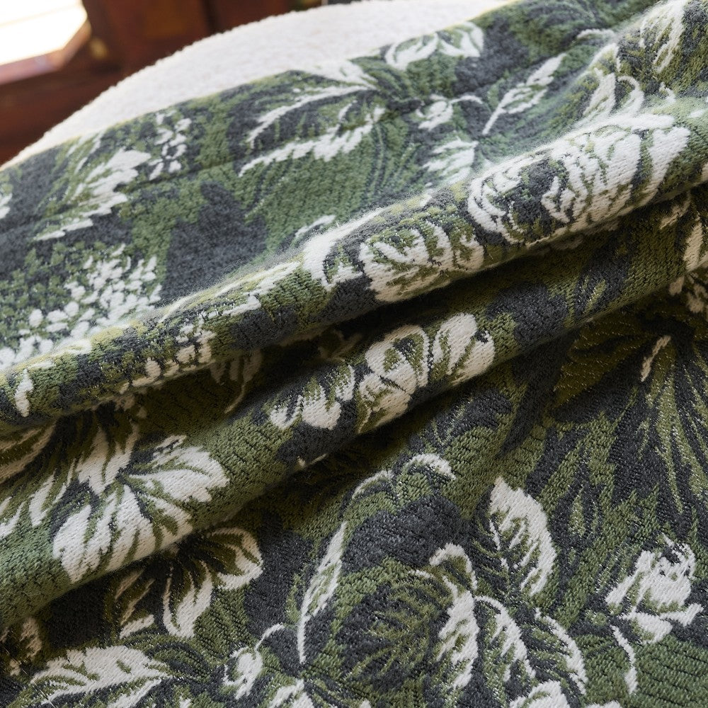 Esmeralda Moody Botanical Jacquard Curtains