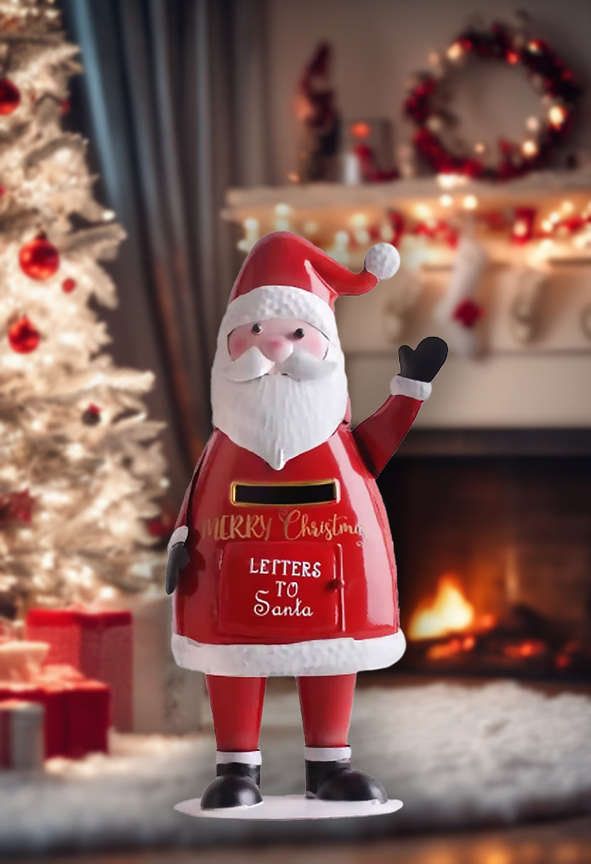 Santa Claus Mailbox - Christmas Decoration by Wizardi F07M4-4-23FM10252-0