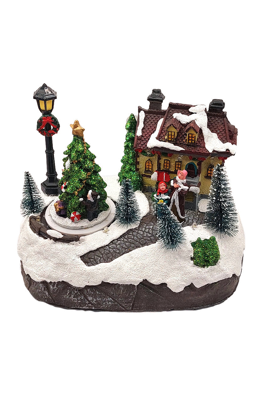 Christmas Cottage - Christmas Village Collection by Wizardi F07N5-7-1