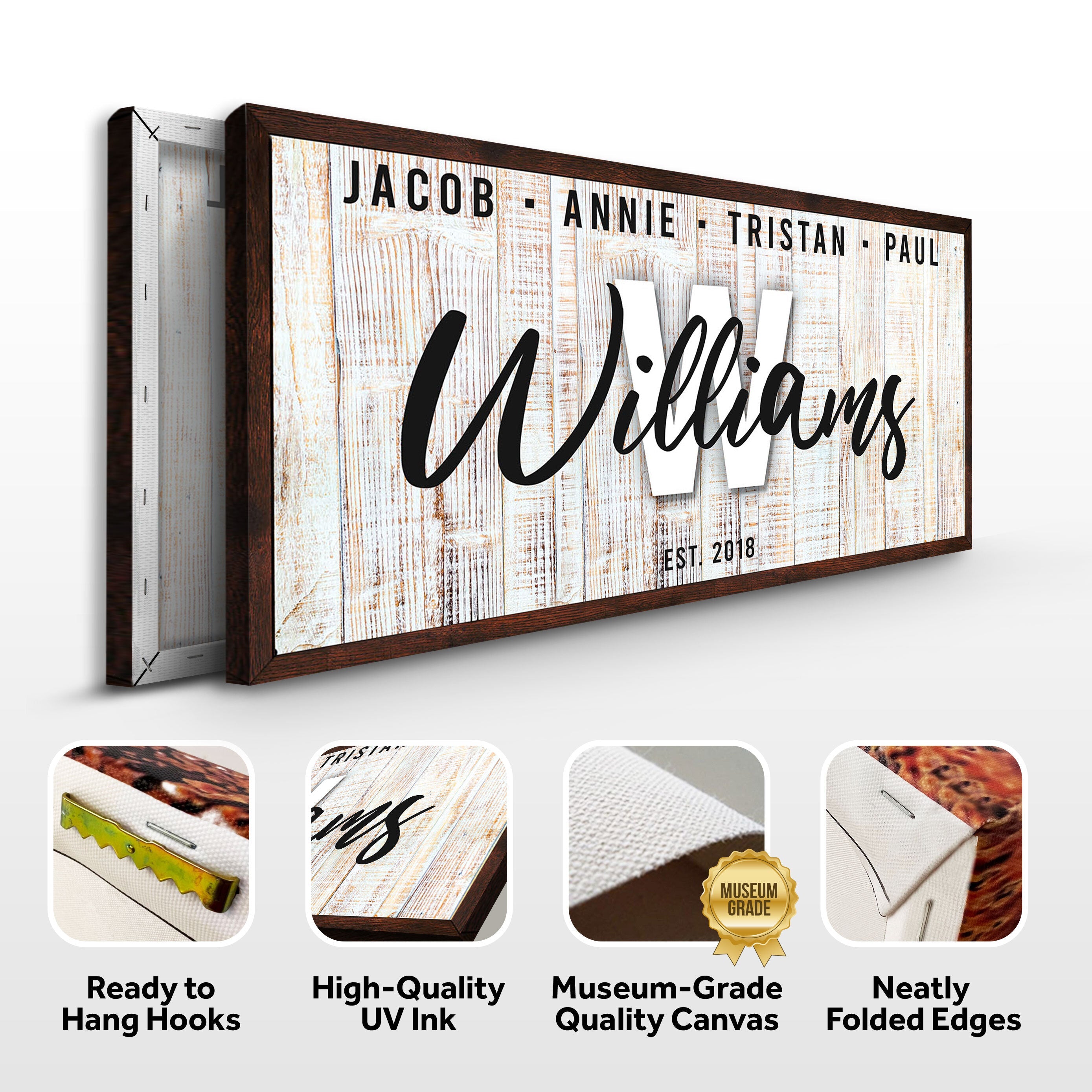 Family Wood Sign III