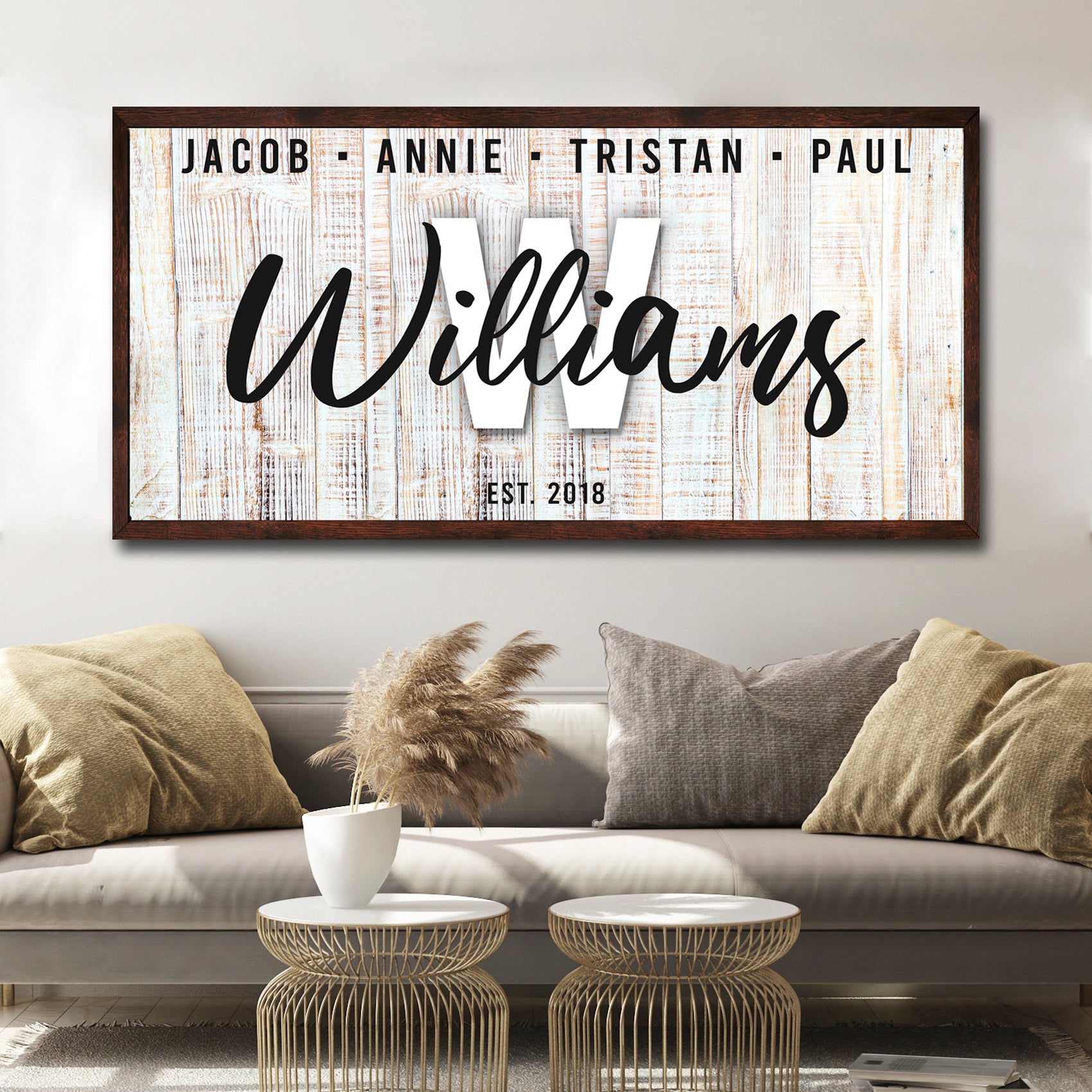 Family Wood Sign III