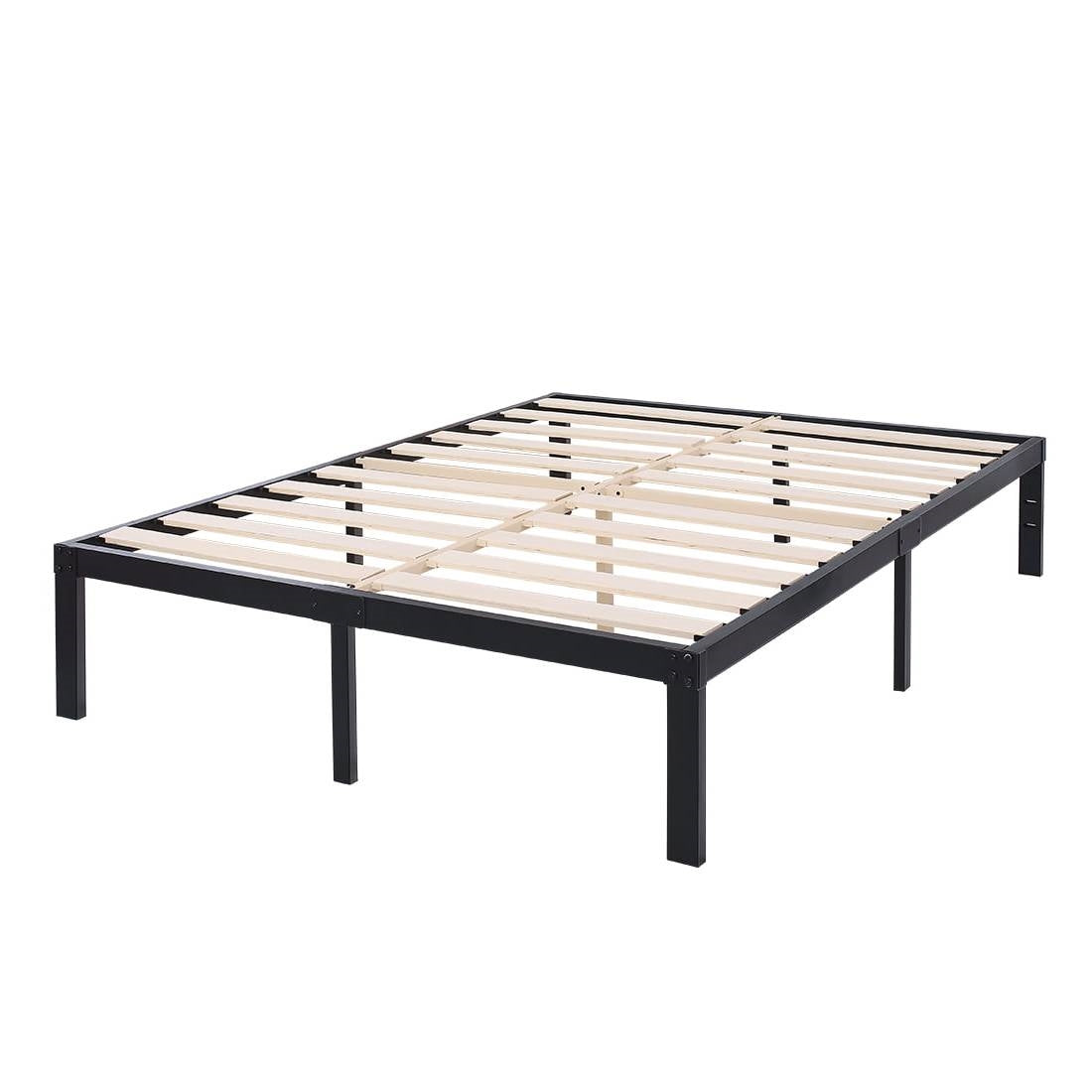 Full Heavy Duty Metal Platform Bed Frame with Wood Slats 3,500 lbs Weight Limit-0