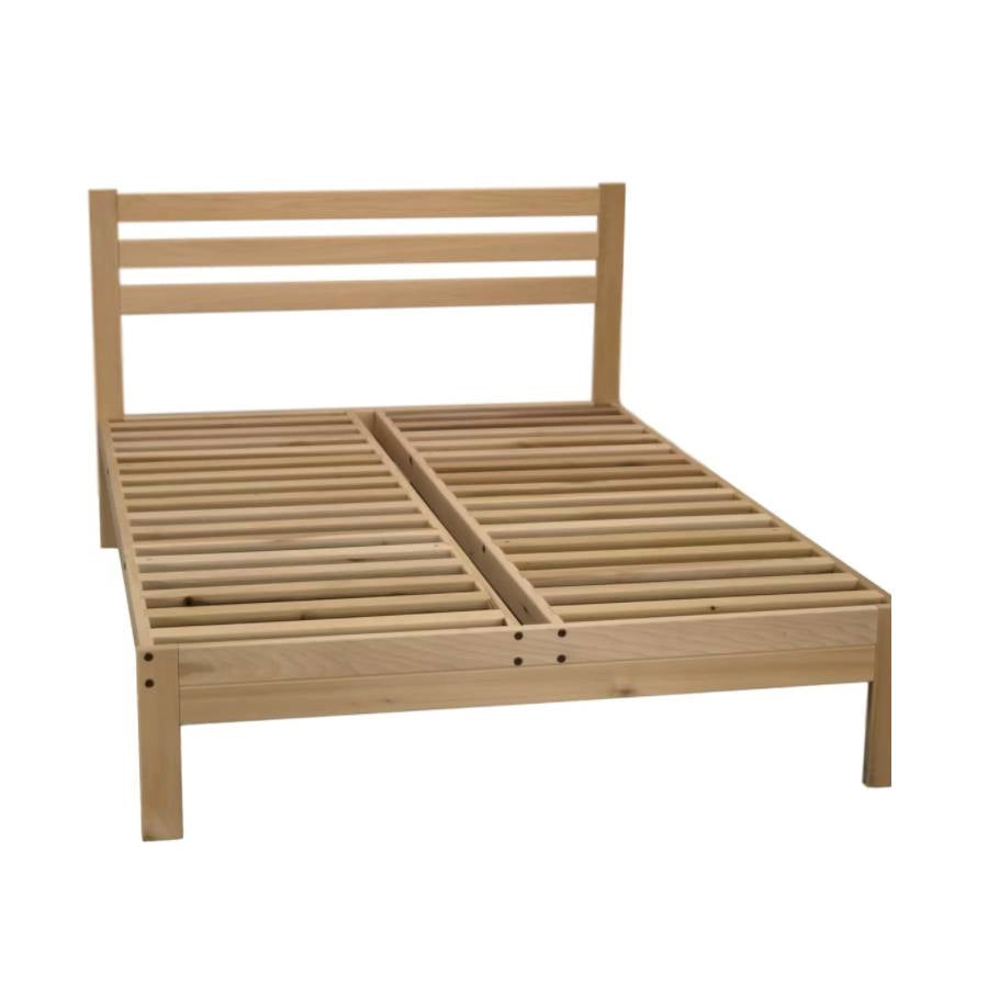 FarmHome Natural Platform Bed in Queen Size - Made in USA-0