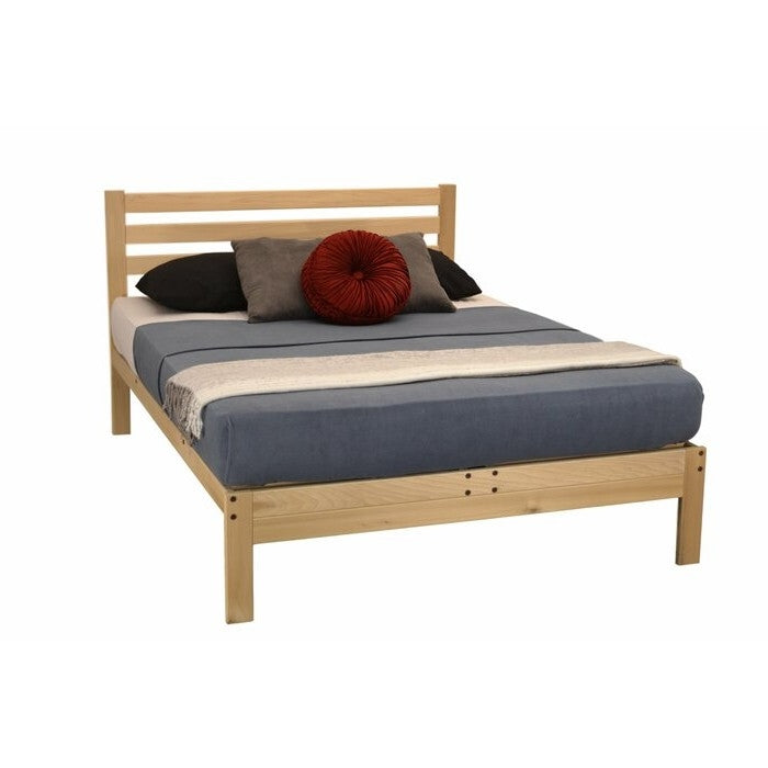 FarmHome Natural Platform Bed in Queen Size - Made in USA-1