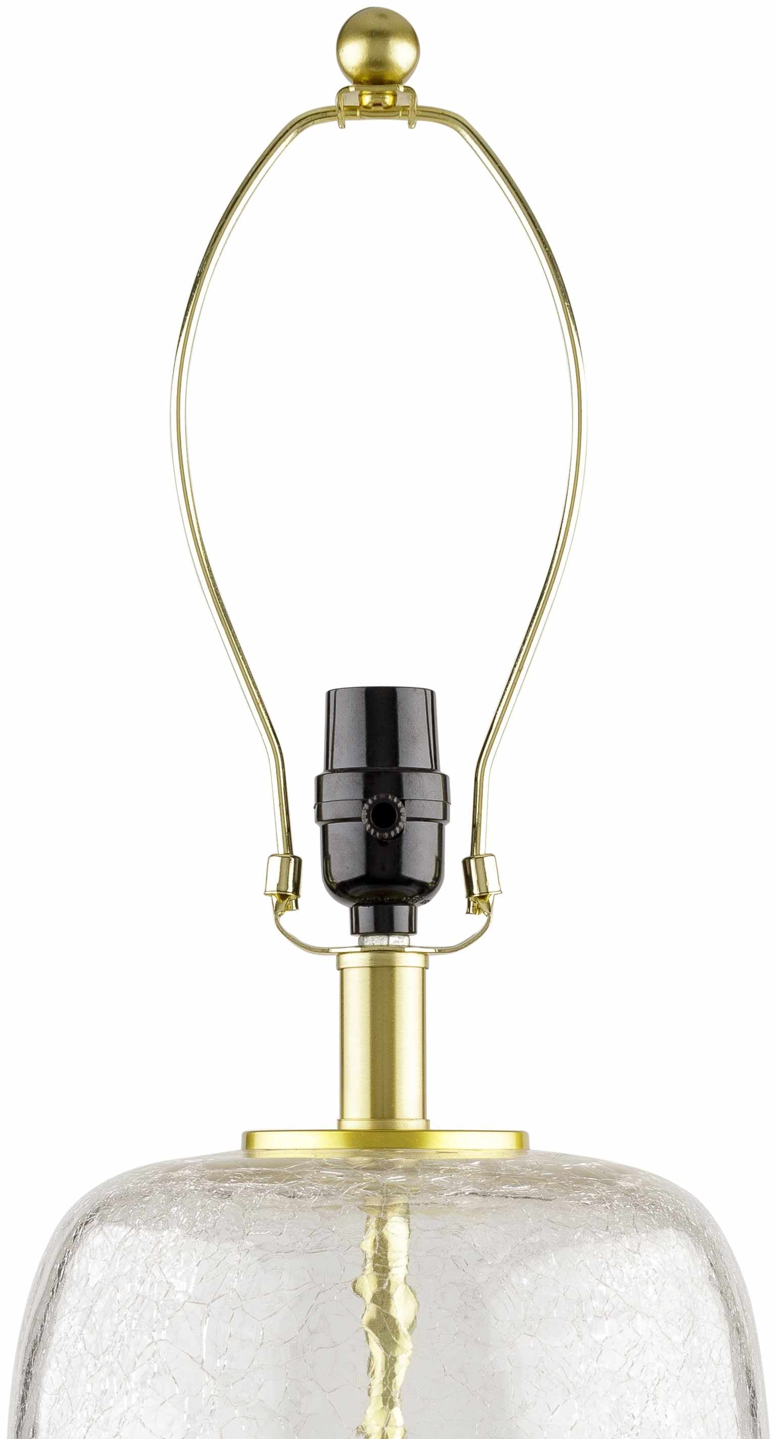 Fatehgarh Gold Brass Glass Table Lamp-4