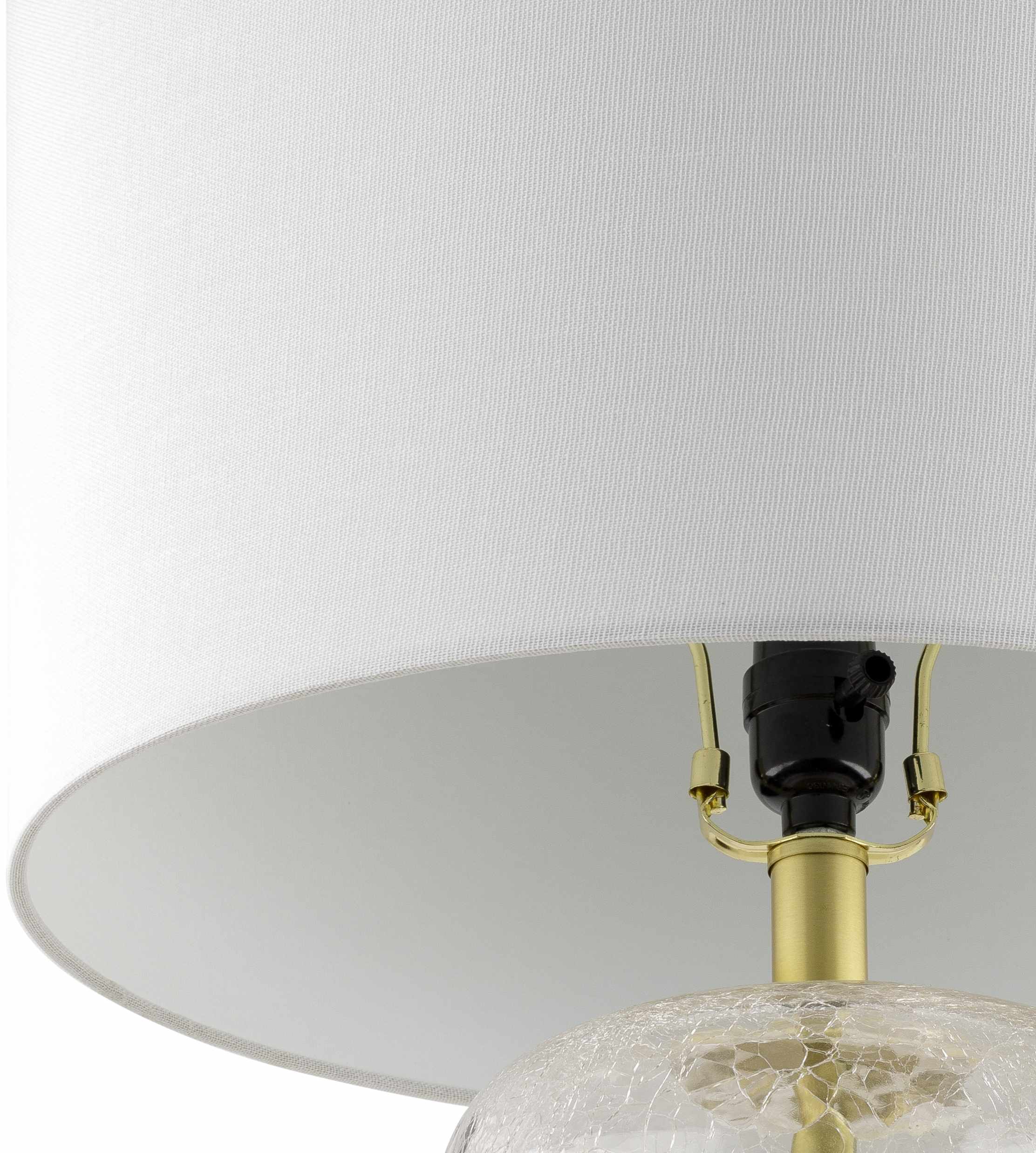 Fatehgarh Gold Brass Glass Table Lamp-3