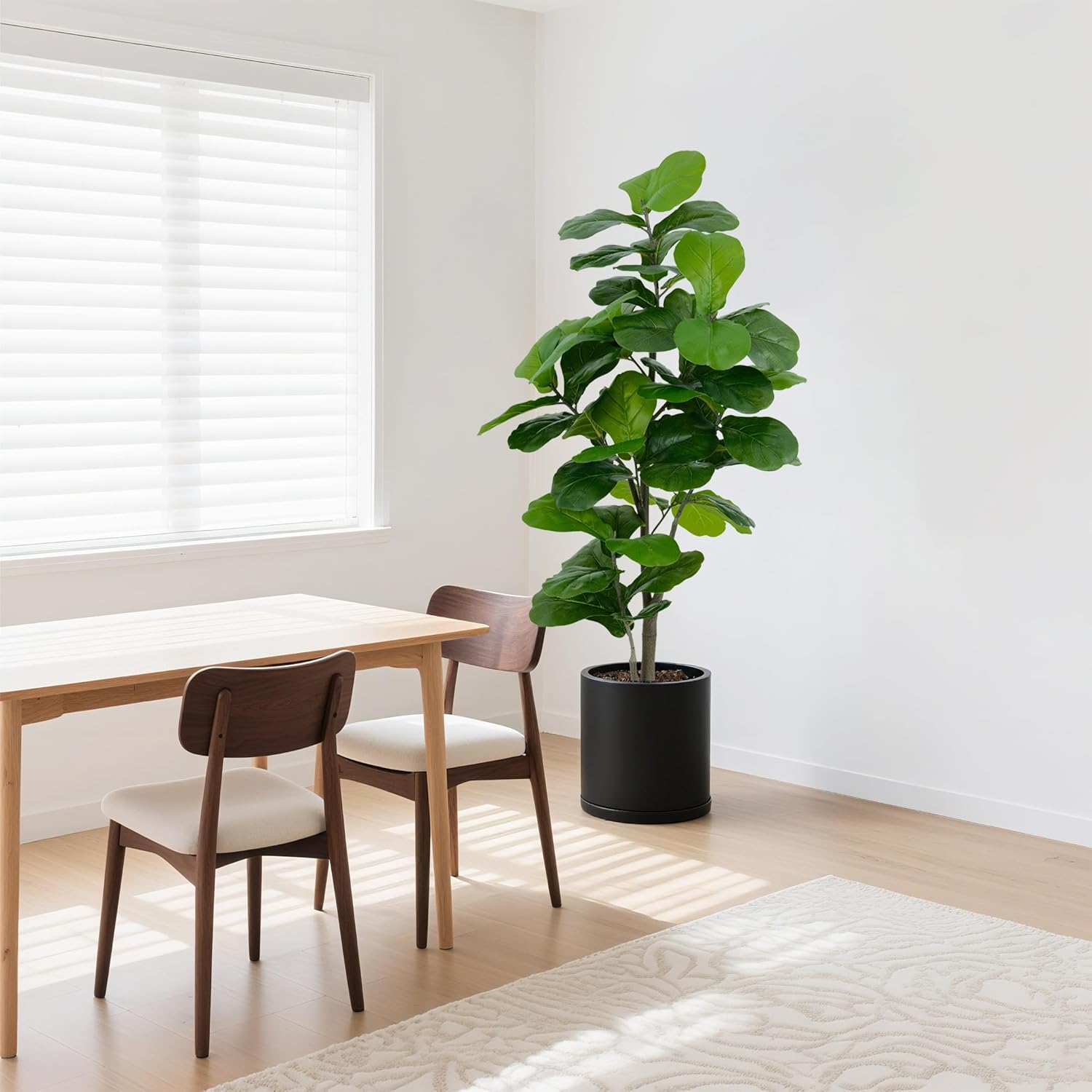 Faux Artificial Fiddle Leaf Fig Tree 6'-4