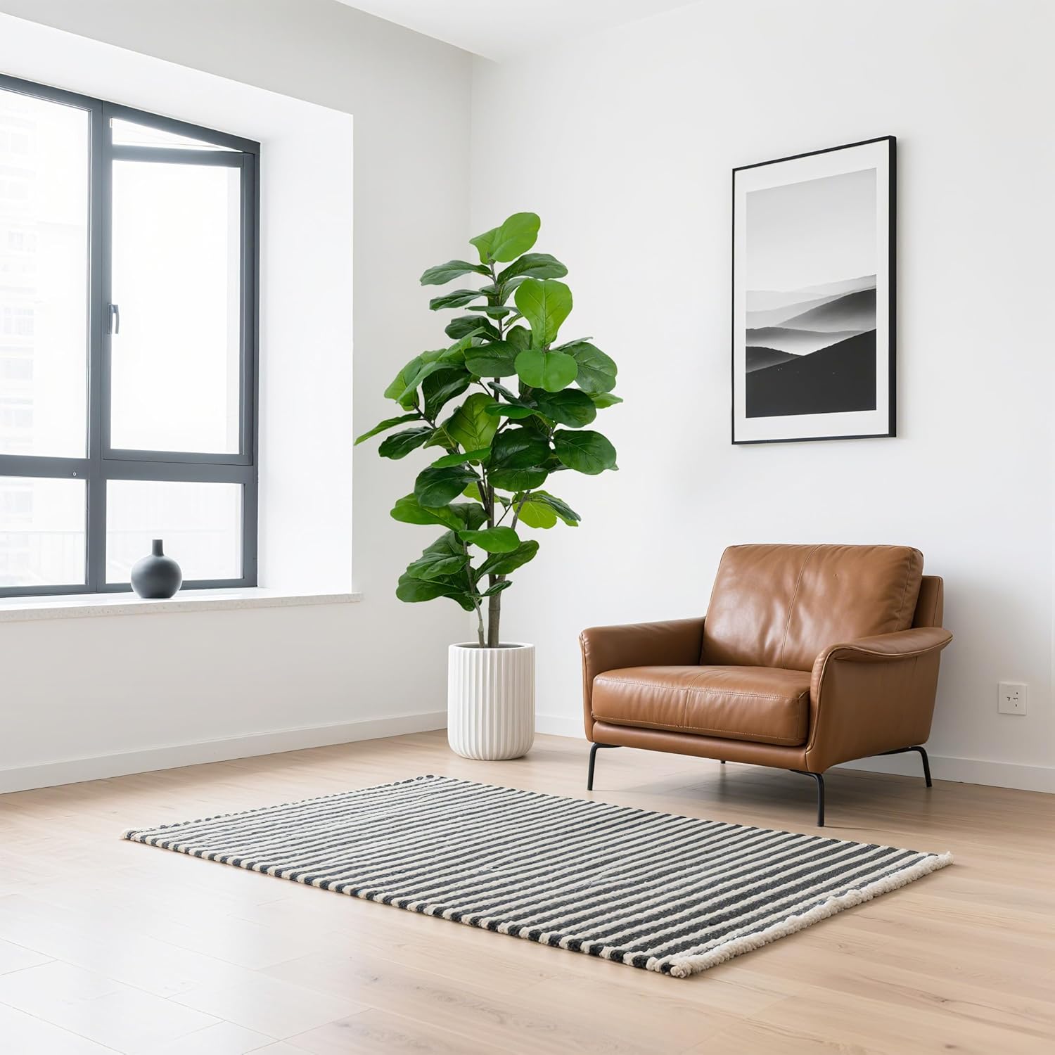 Faux Artificial Fiddle Leaf Fig Tree 6'-1