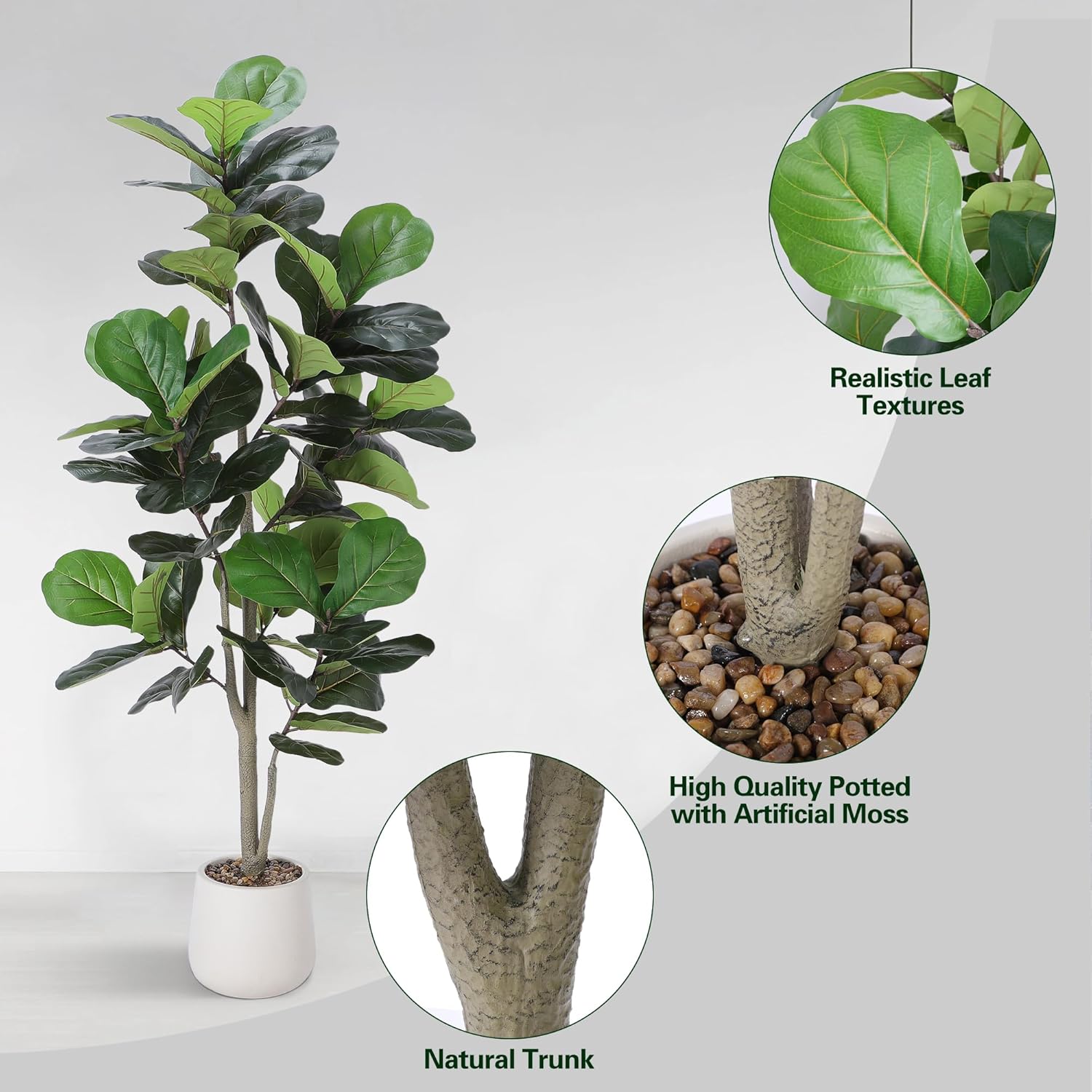 Artificial Fiddle Leaf Tree 5ft-4