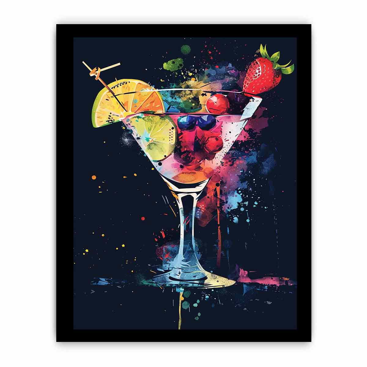 Cocktail Framed Print-2