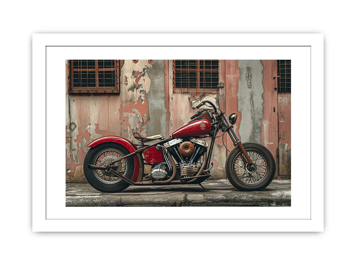 Vintage Bike Framed Print-1