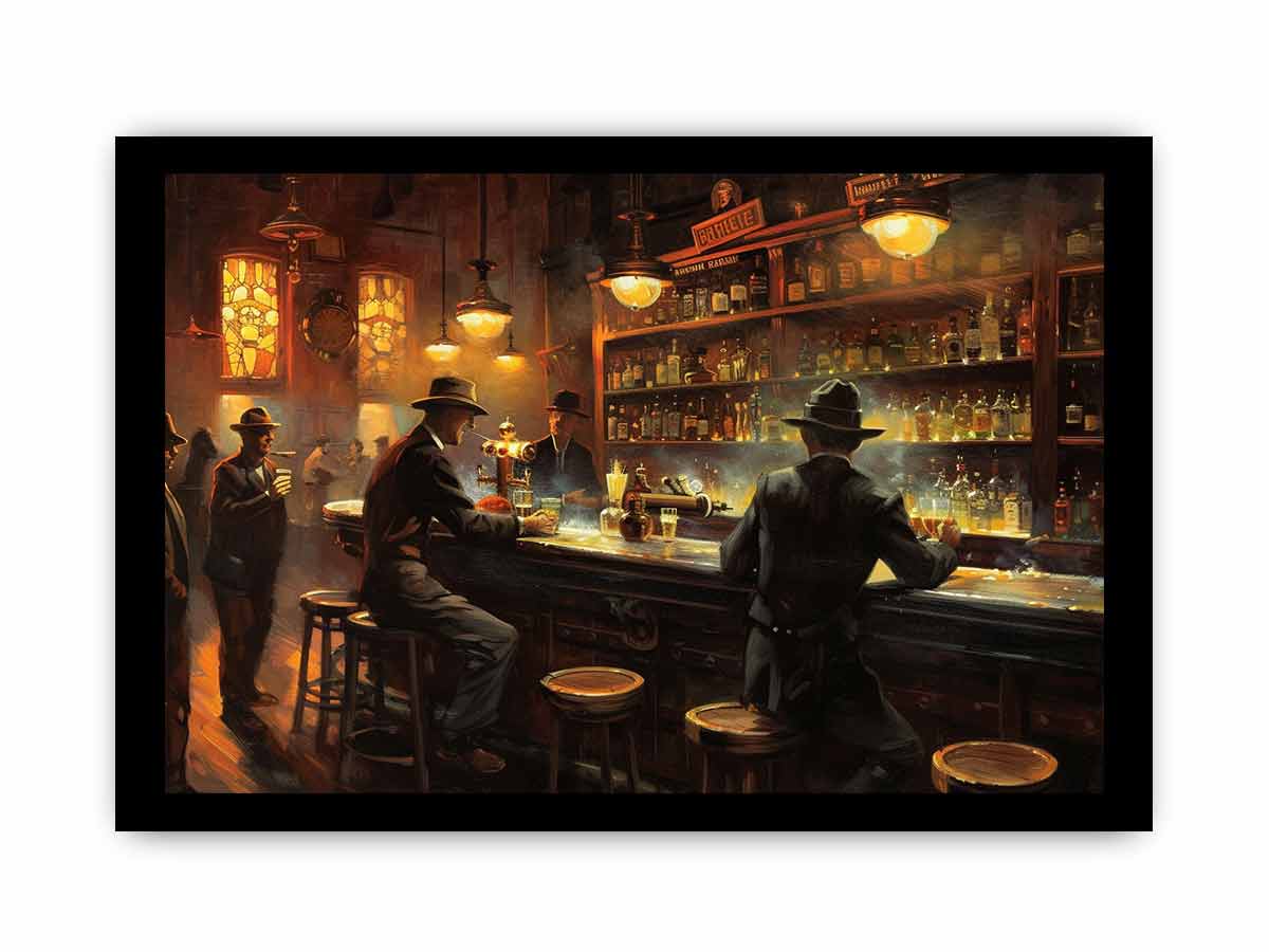 Vintage Bar  Framed Print Framed Print-2