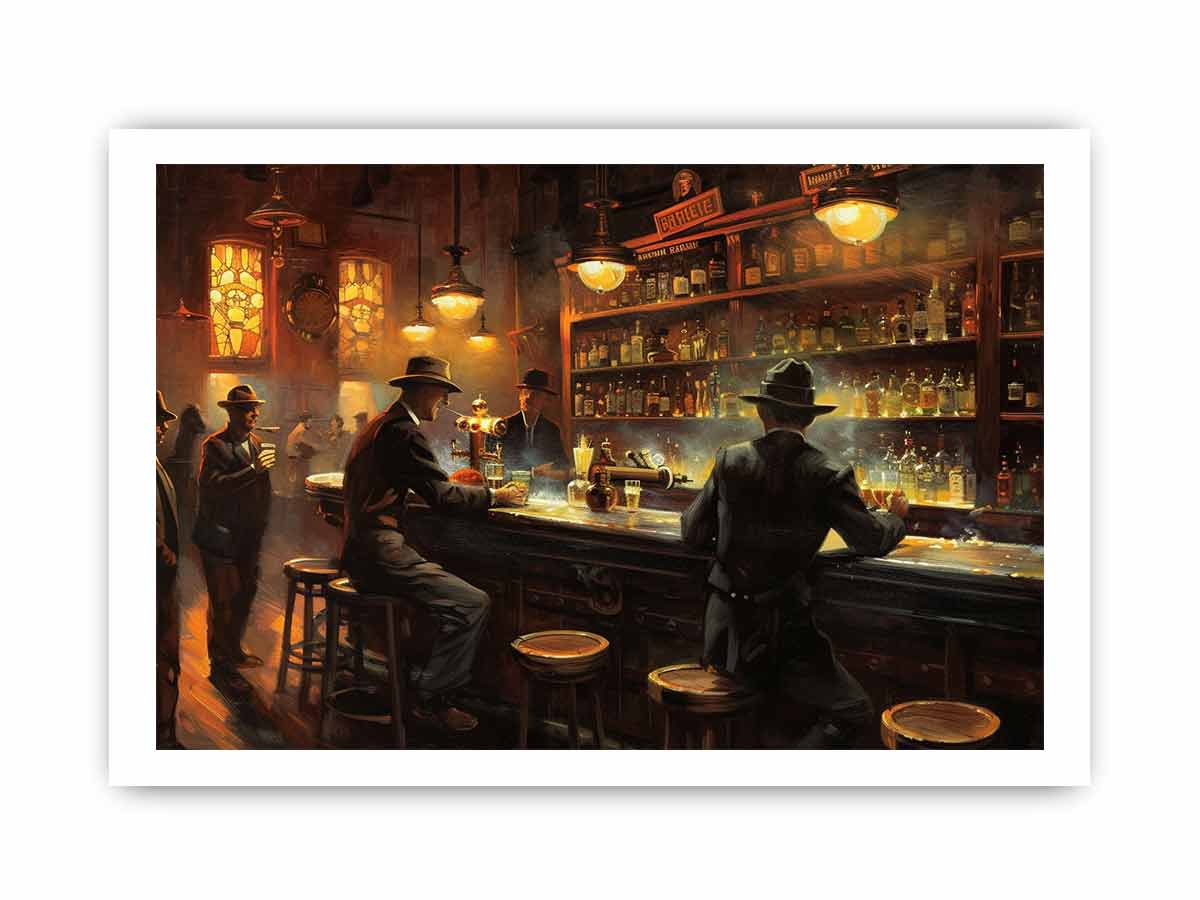 Vintage Bar  Framed Print Framed Print-3