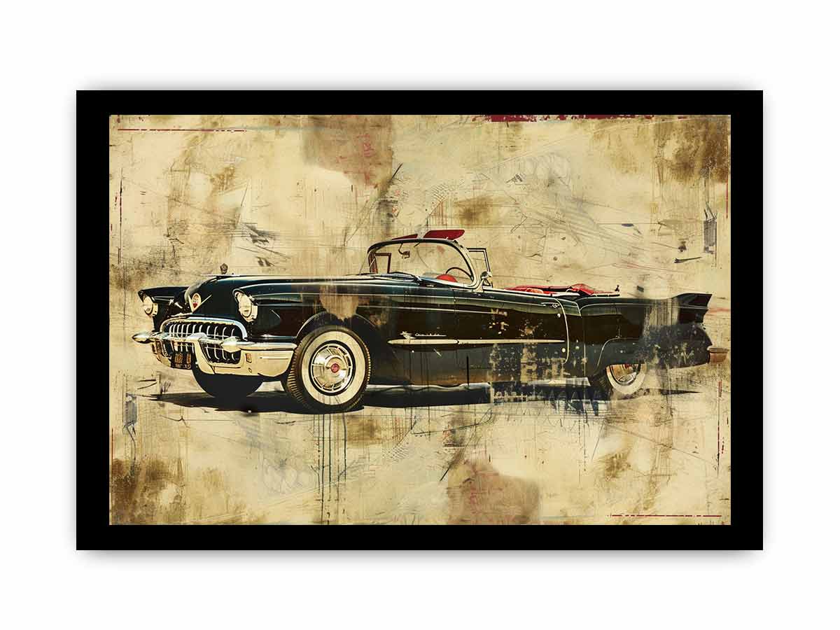 Vintage Car Framed Print-2