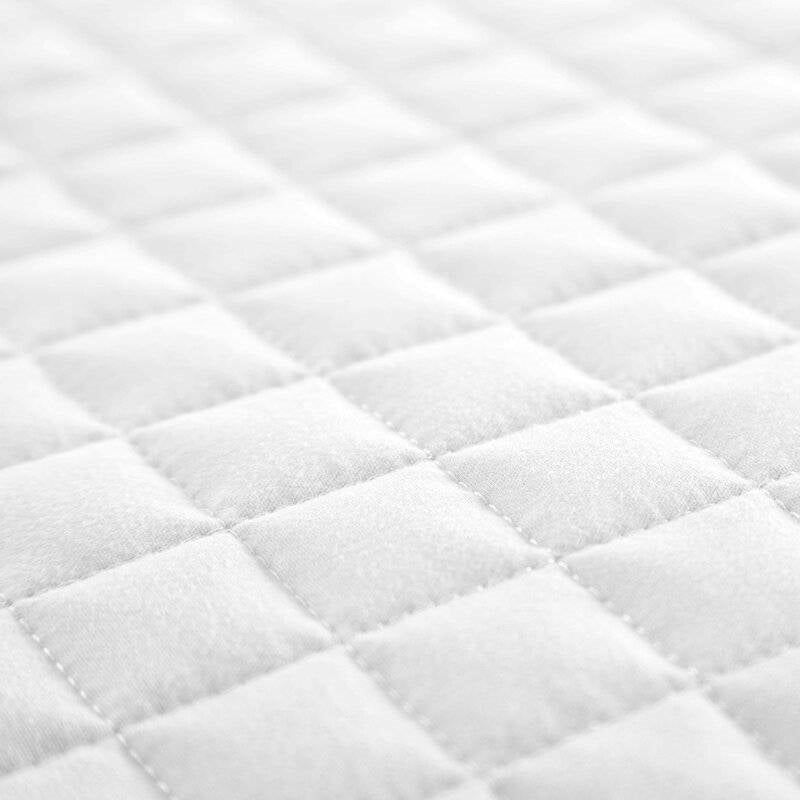 Twin/Twin XL Lightweight White Ultra Soft 2-Piece Microfiber Quilt Set-3