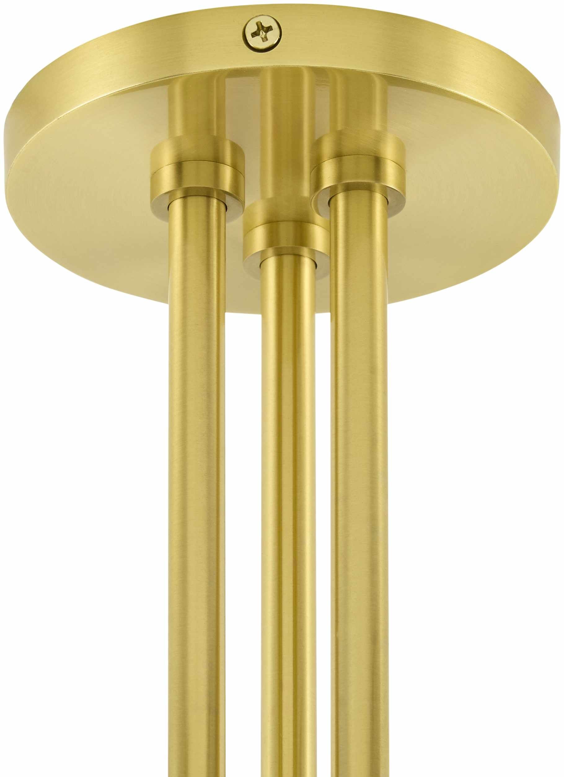 Soft Tan Modern Chandelier with glass details for dining or living rooms-2