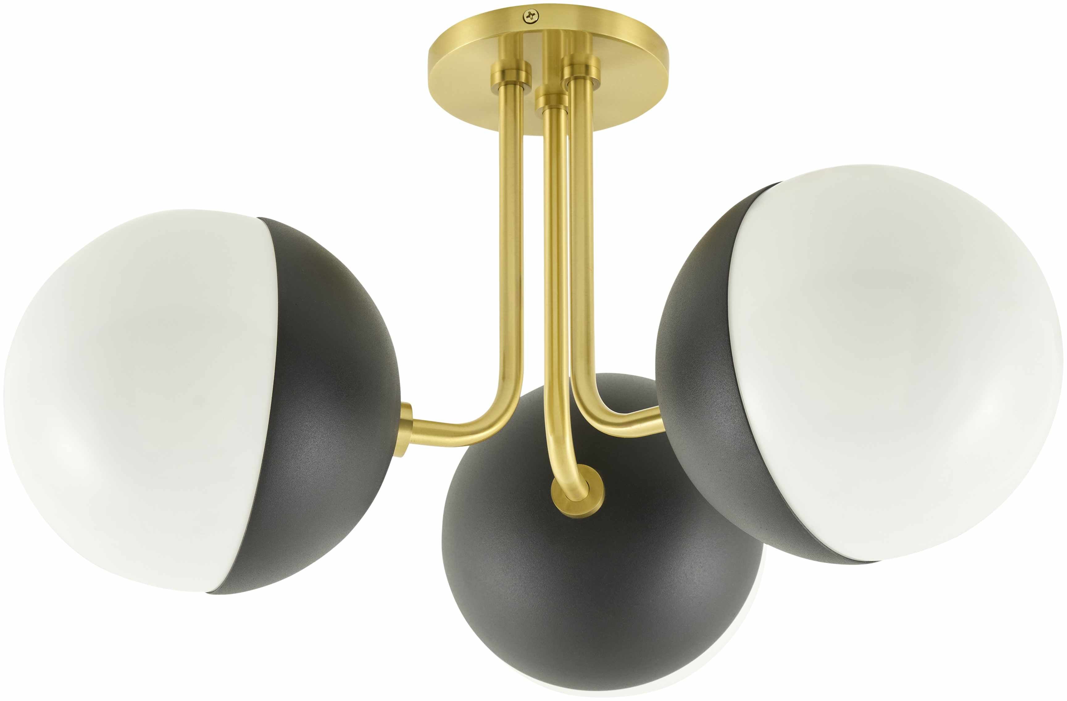 Soft Tan Modern Chandelier with glass details for dining or living rooms-0