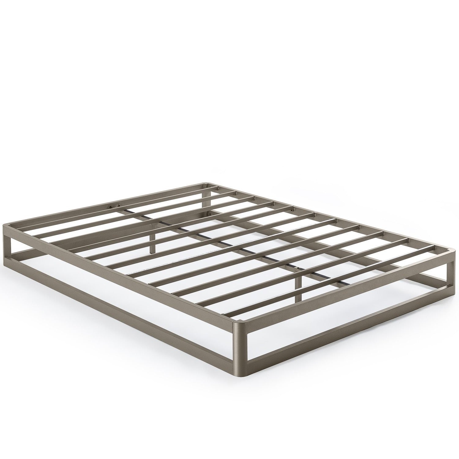 Full size Modern Heavy Duty Low Profile Metal Platform Bed Frame-0