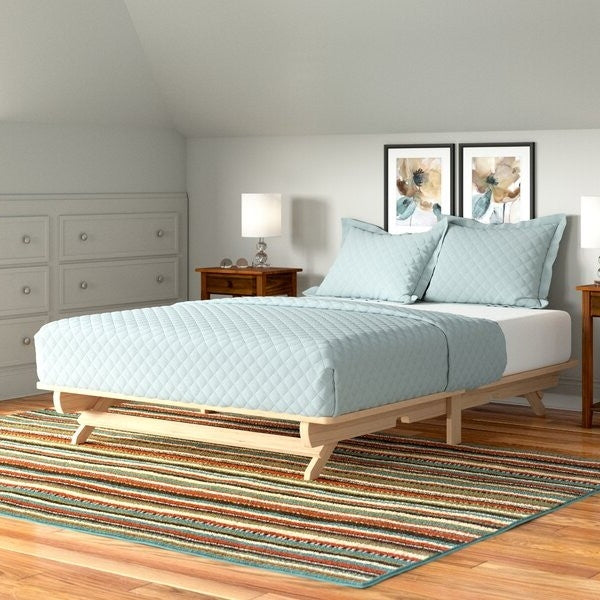 Farmhouse Full Size Solid Wood Platform Bed Made in USA-0