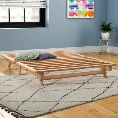 Farmhouse Full Size Solid Wood Platform Bed Made in USA-1