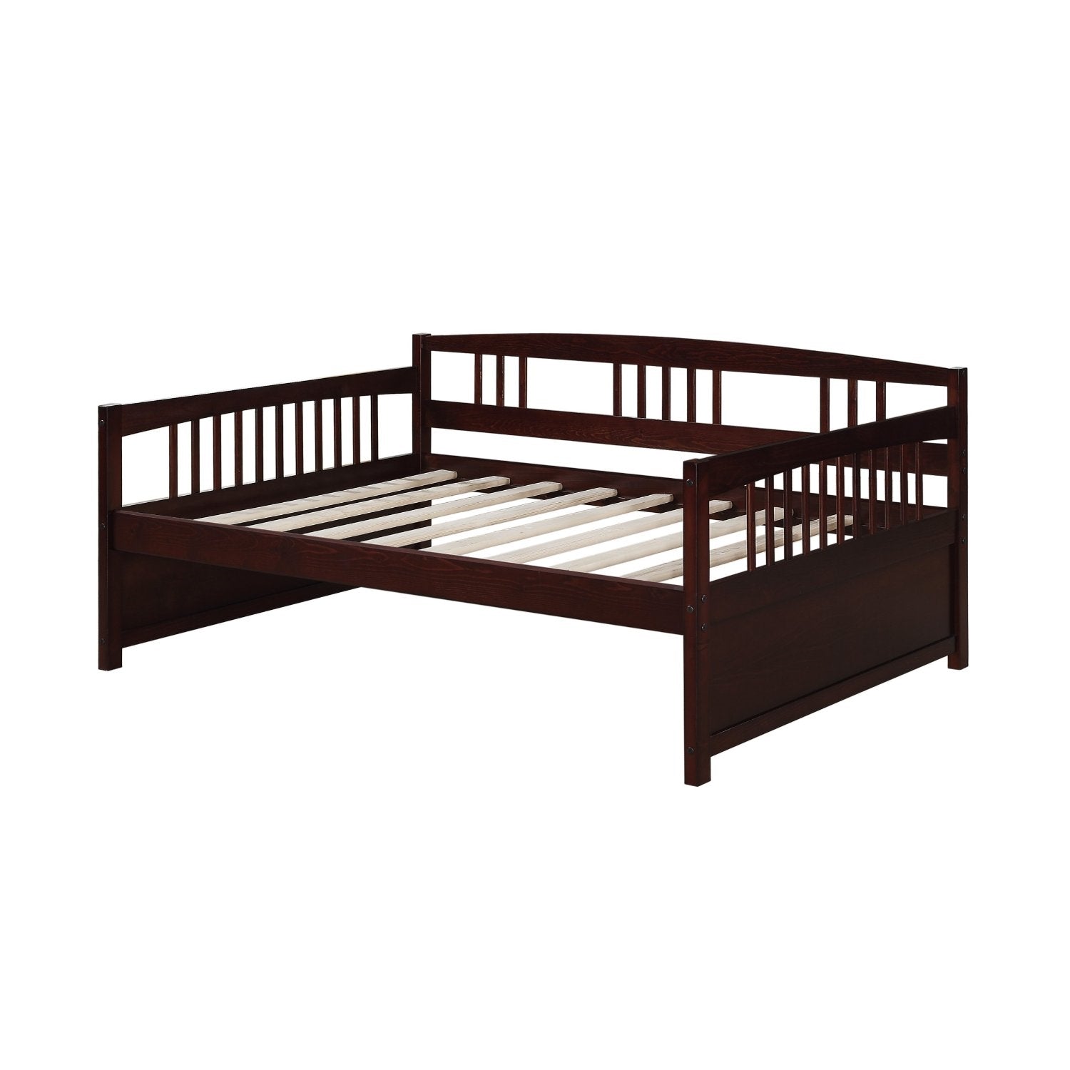 Full size Contemporary Daybed in Espresso Wood Finish-0