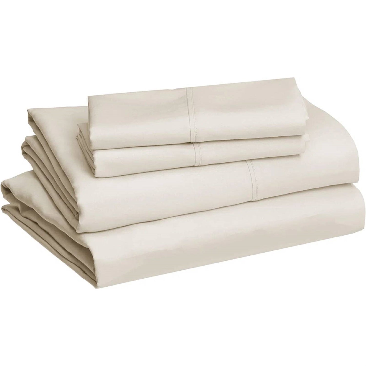 Full Ivory 100-Percent Egyptian Cotton 1000 Thread Count 4-Piece Sheet Set-1