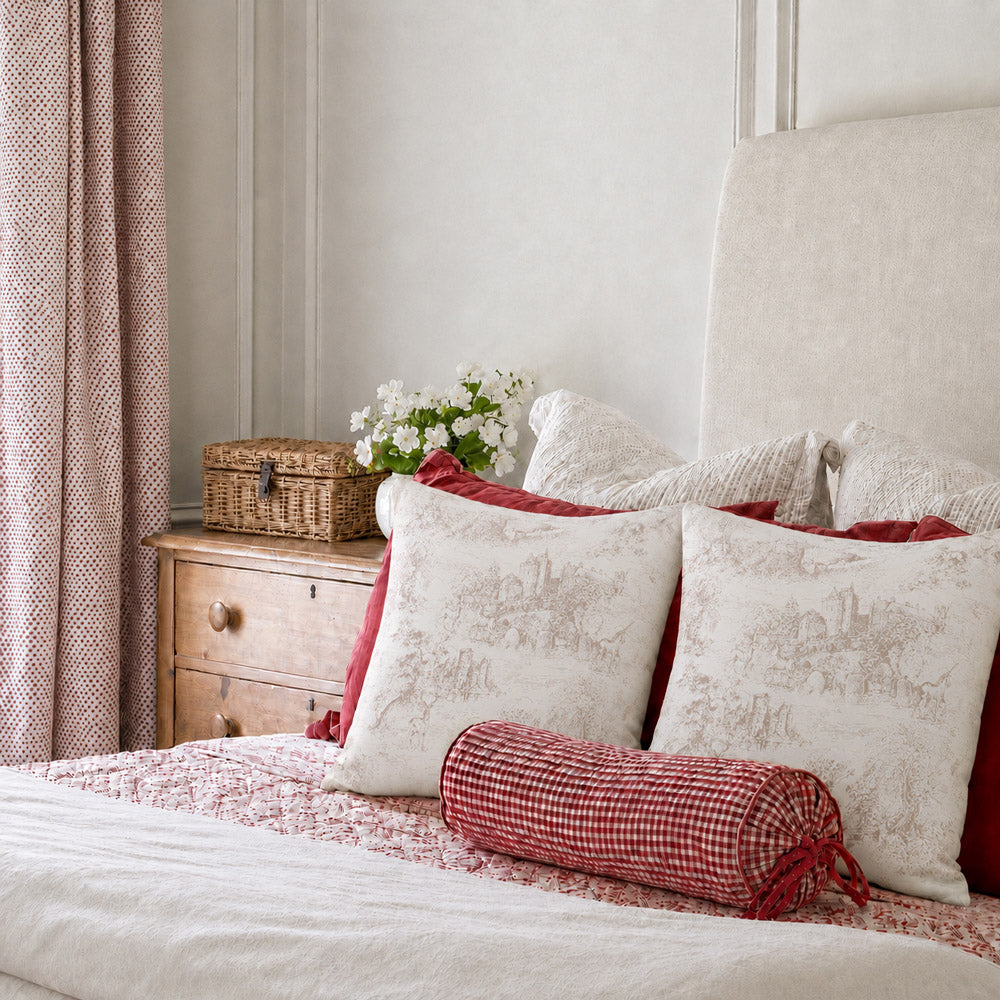 Fable Toile Scenic Pillow Covers