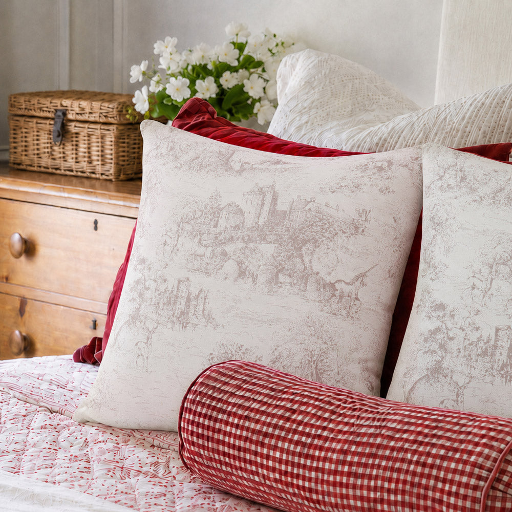 Fable Toile Scenic Pillow Covers
