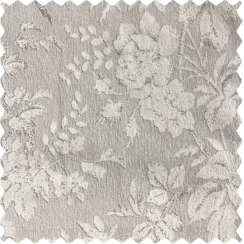 Faiga Vintage Style Brown Floral Jacquard Curtains