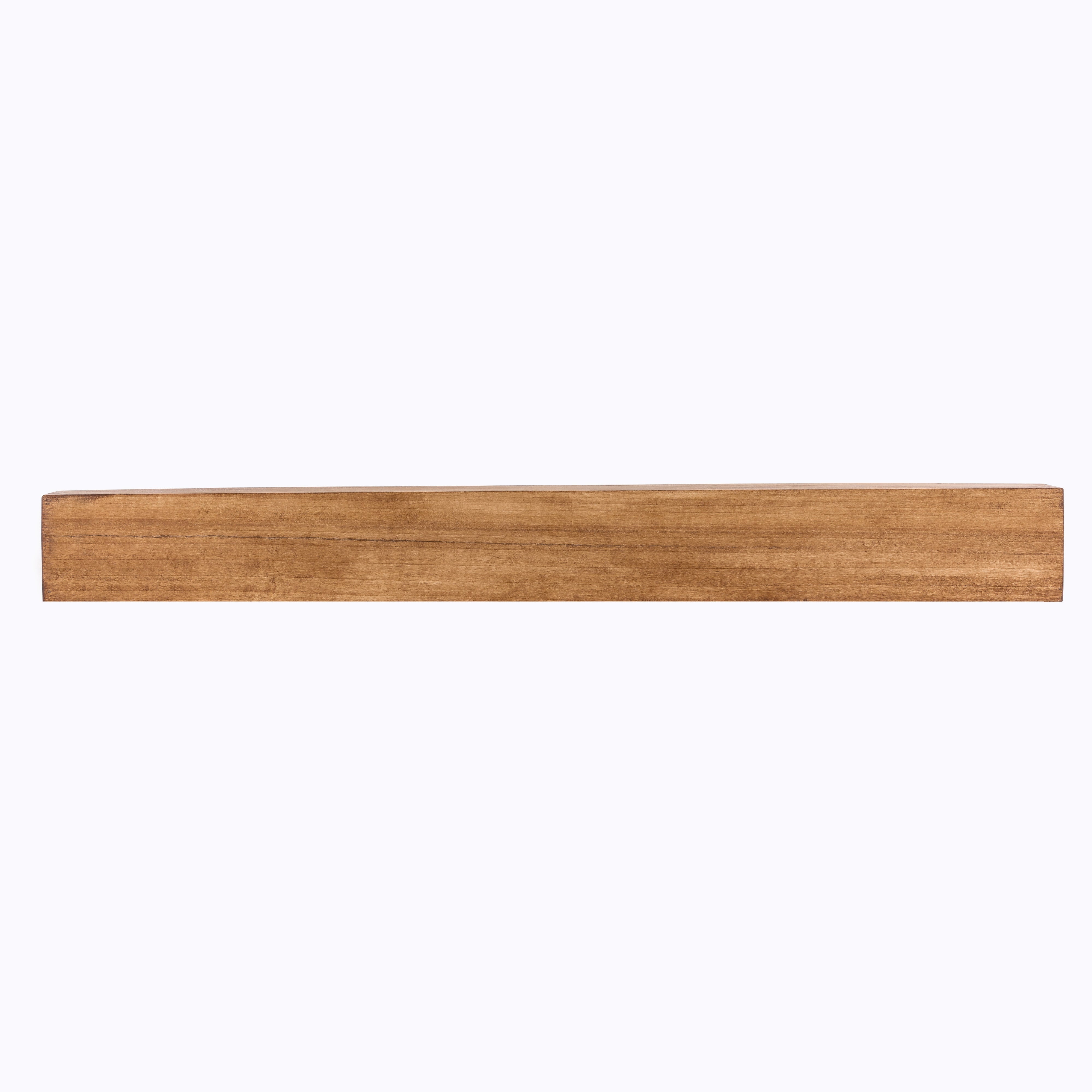 Farmhouse Poplar Wood Floating Fireplace Mantel