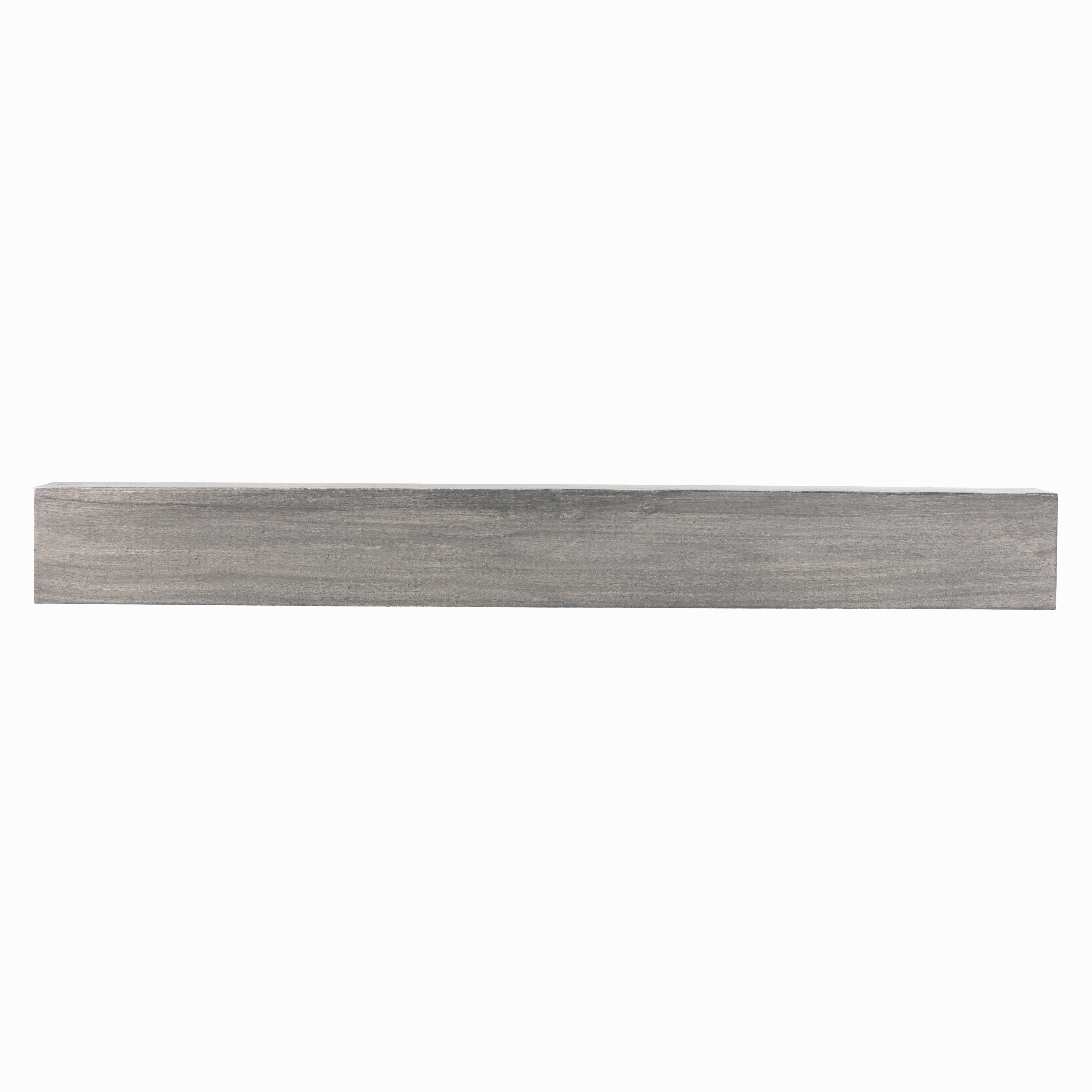 Farmhouse Poplar Wood Floating Fireplace Mantel