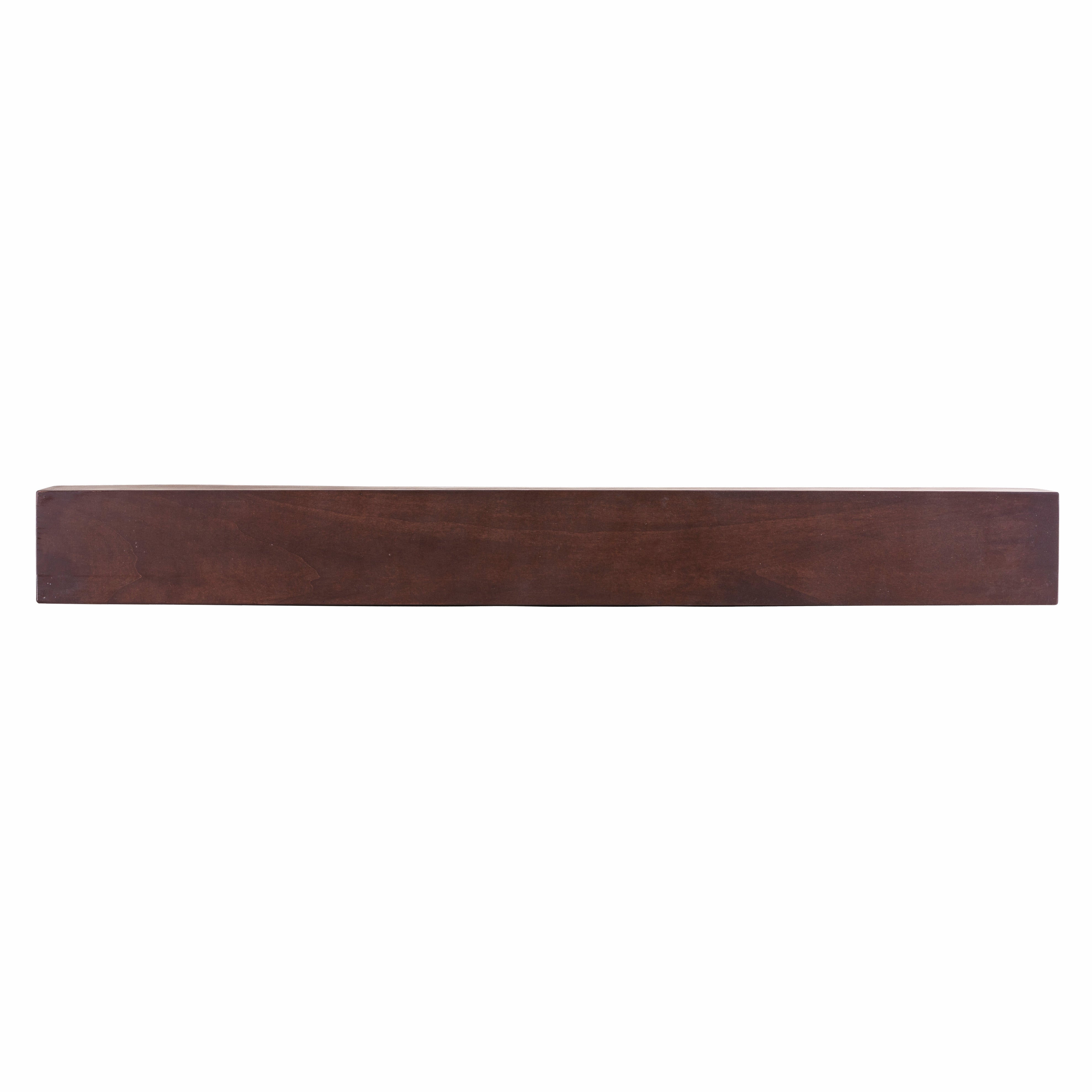 Farmhouse Poplar Wood Floating Fireplace Mantel
