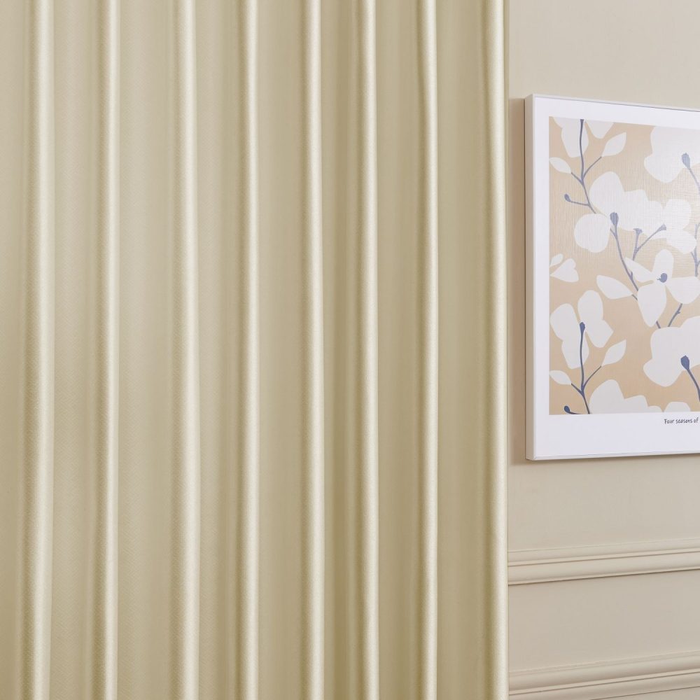 Finley Faux Satin Polyester Curtains