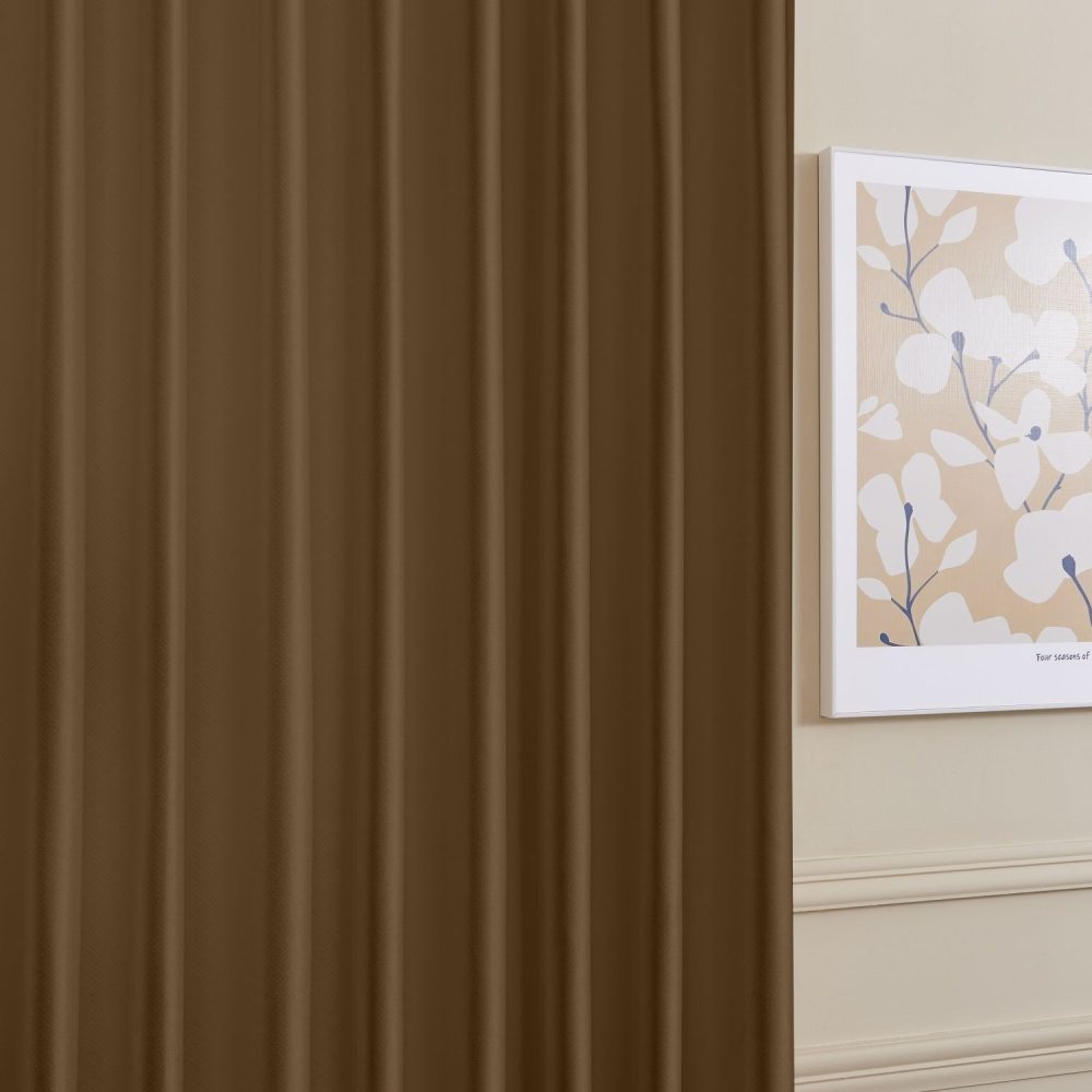 Finley Faux Satin Polyester Curtains