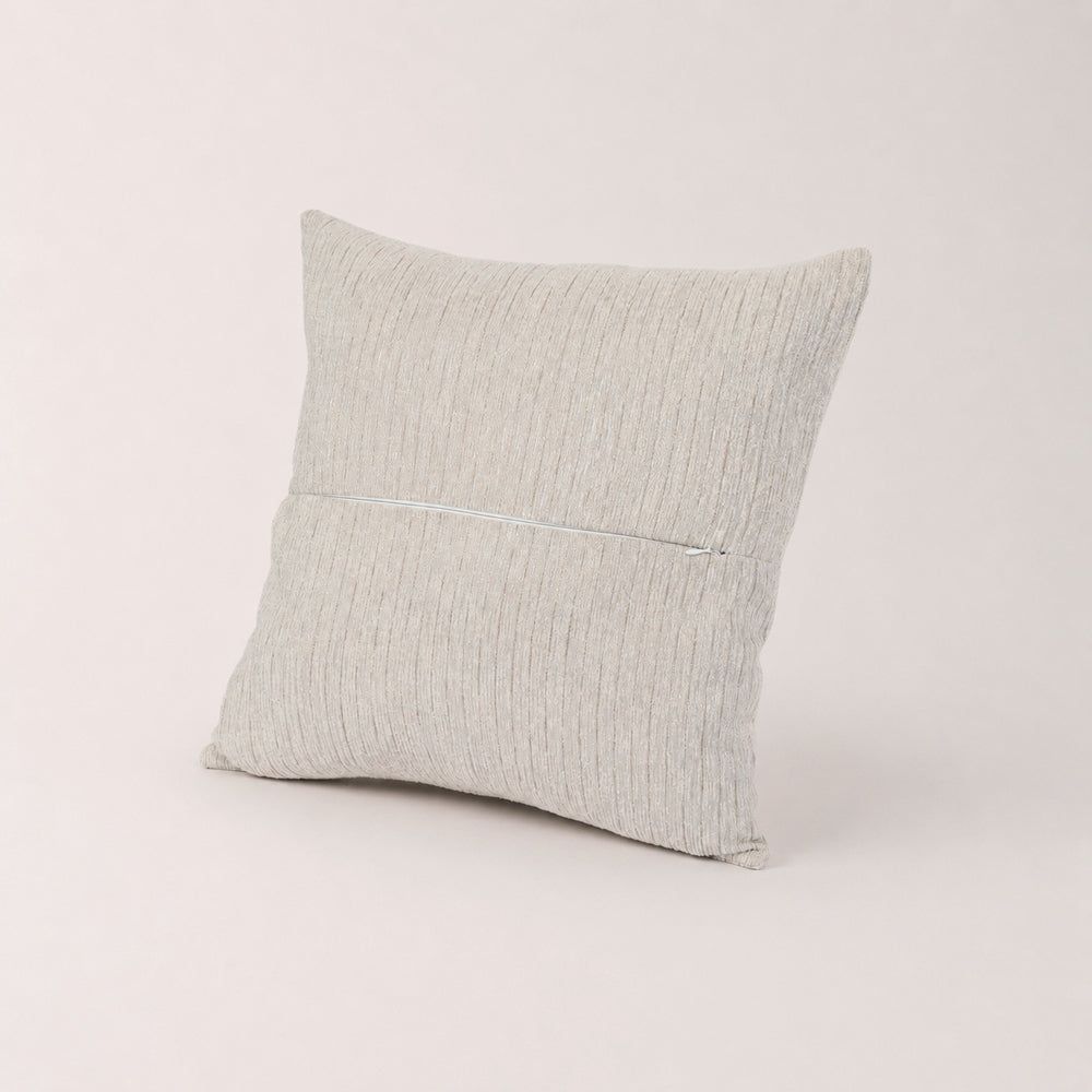 Flint Oatmeal Textured Weave Pillow Cover